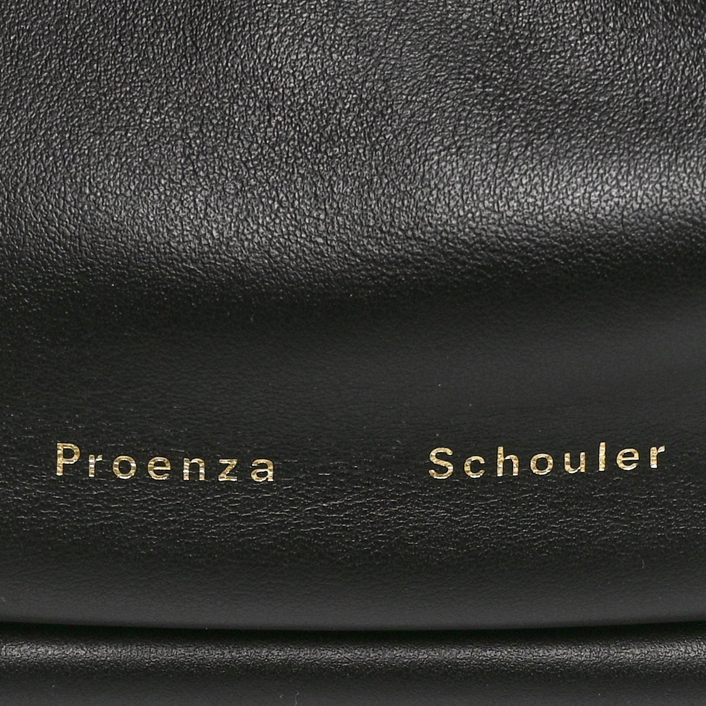 Calfskin Small Ruched Tote Black