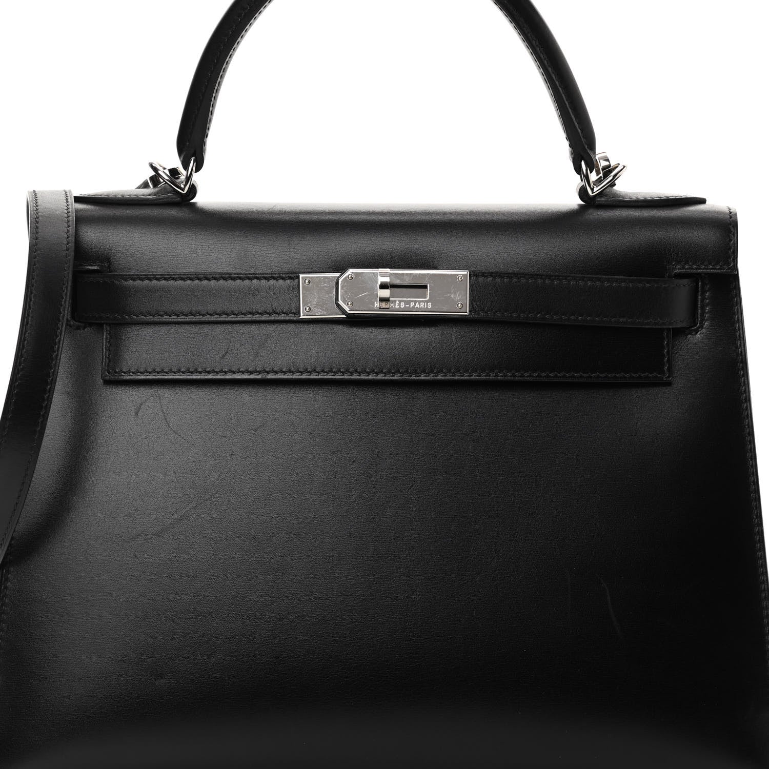 Hermes Box Kelly Sellier 28 Black 15 of 29