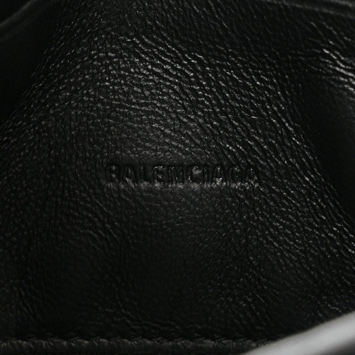 Grained Calfskin Neo Classic Gold Hardware Multipouch Black