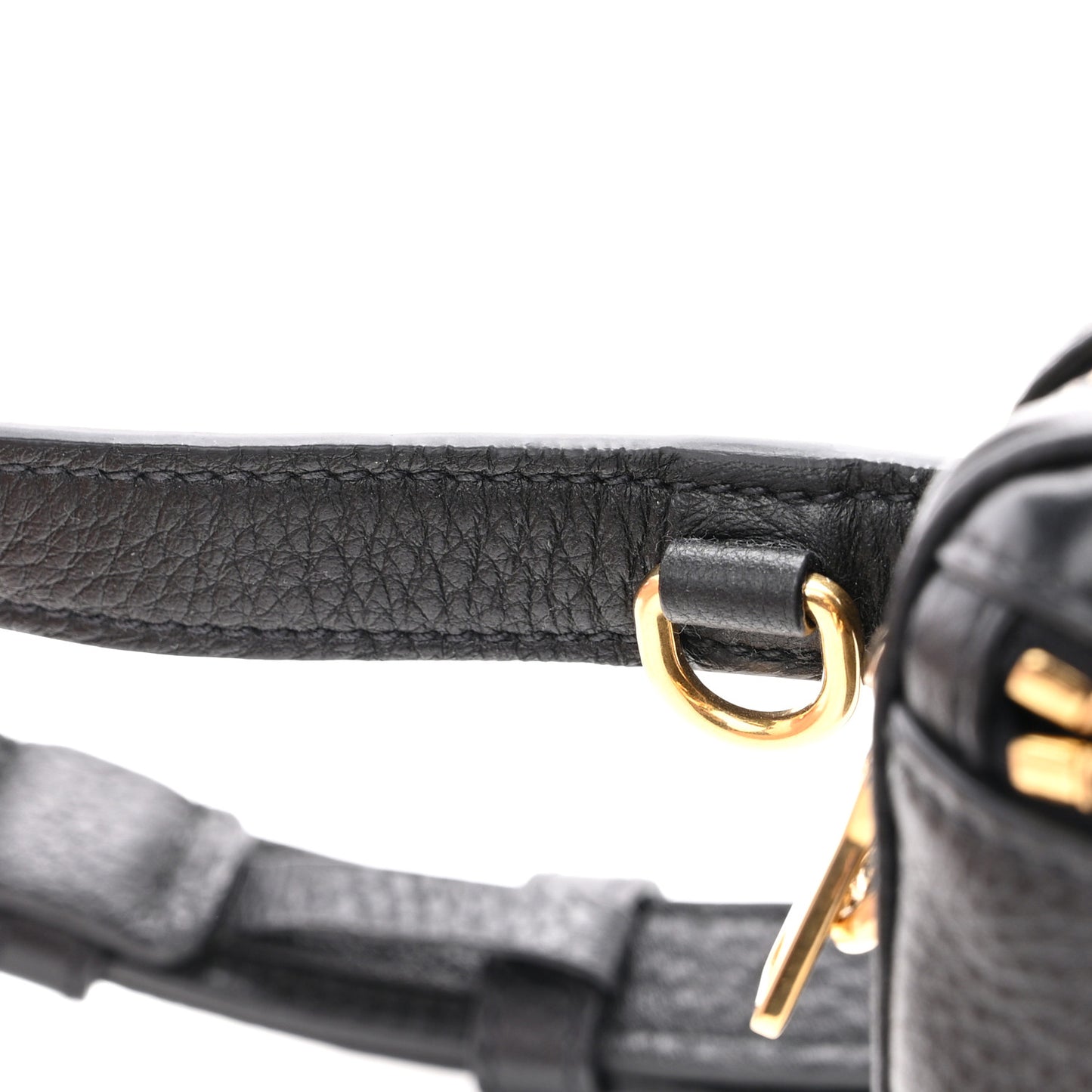 Vitello Daino Belt Bag Black