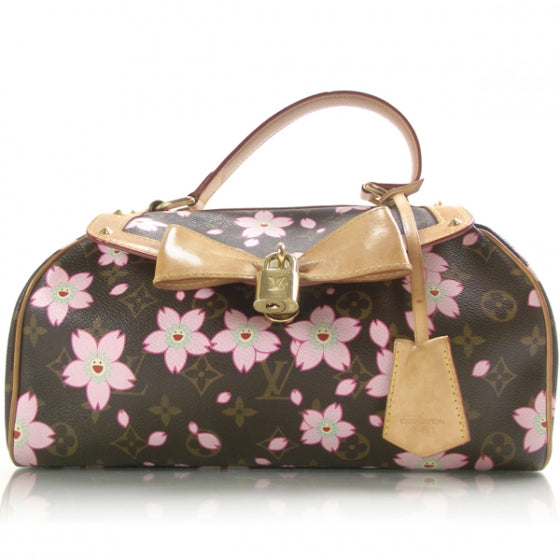 Louis Vuitton Monogram Cherry Blossom Sac Retro Bag Brown 19743