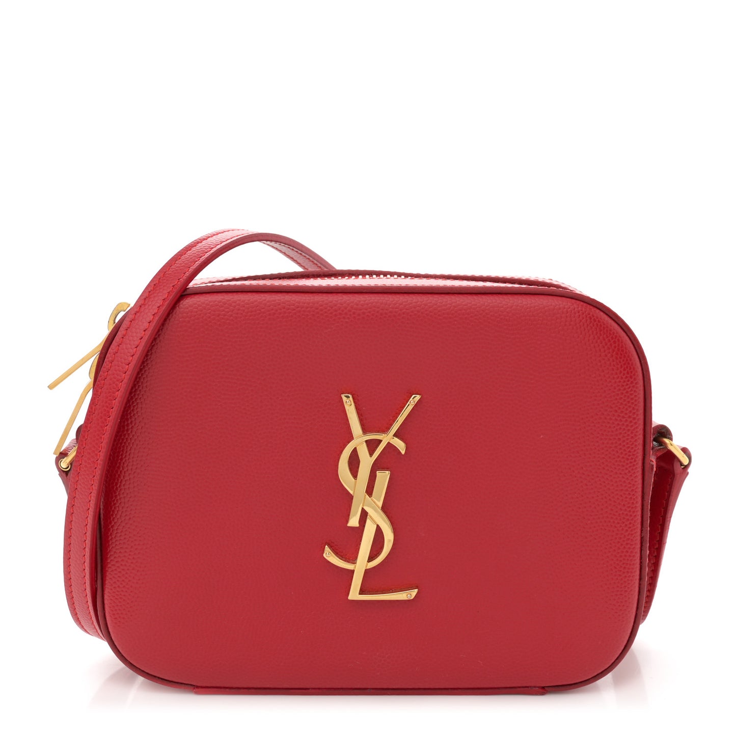 Grain De Poudre Small Classic Monogram Camera Bag New Red