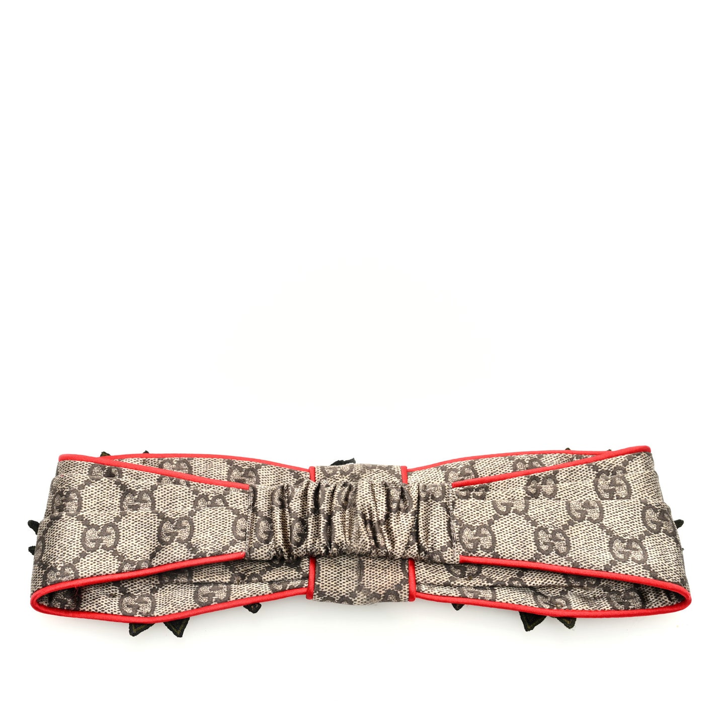 Silk Monogram Snake Heart Embroidered Headband