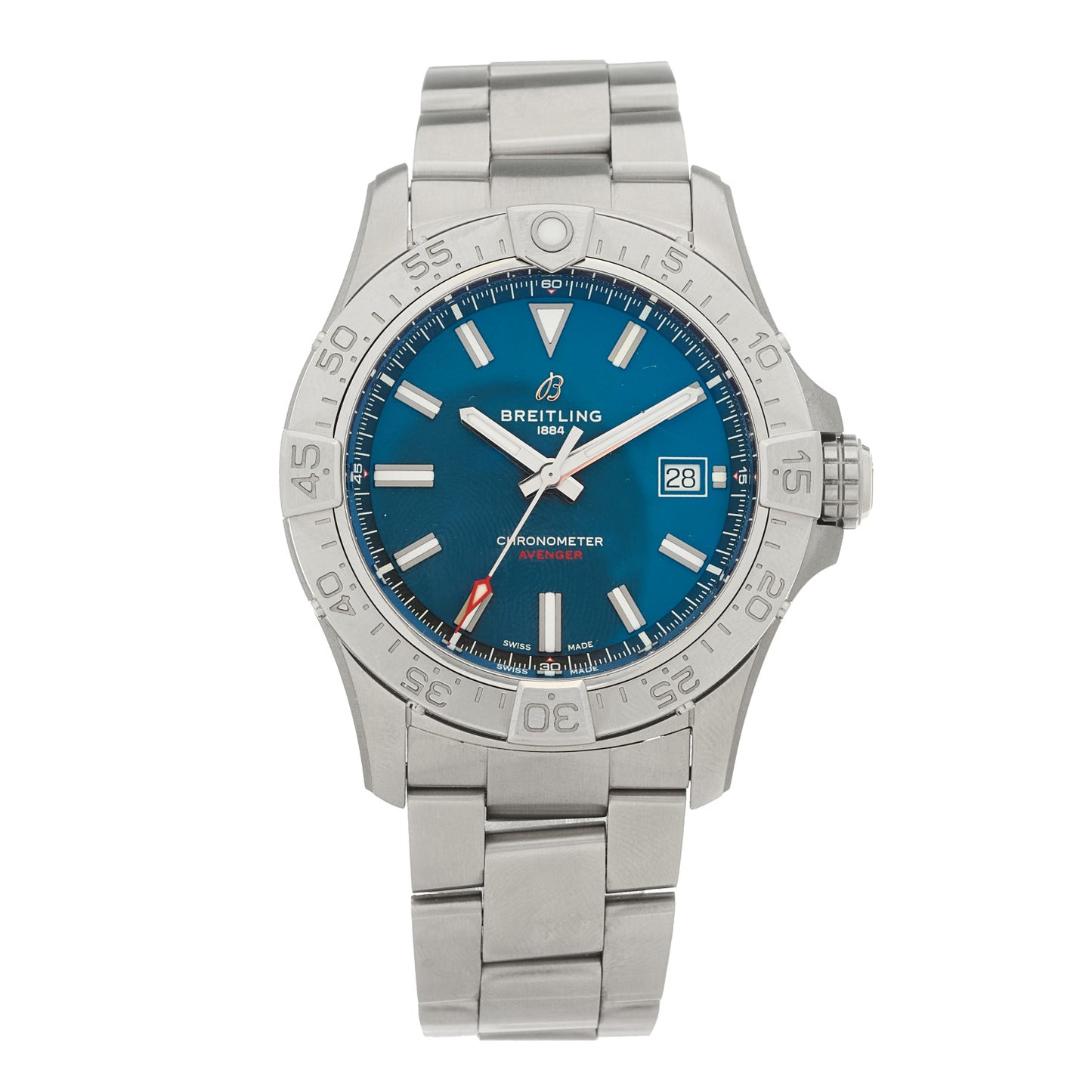 Stainless Steel 42mm Avenger Automatic Watch Blue A17328101C1A1