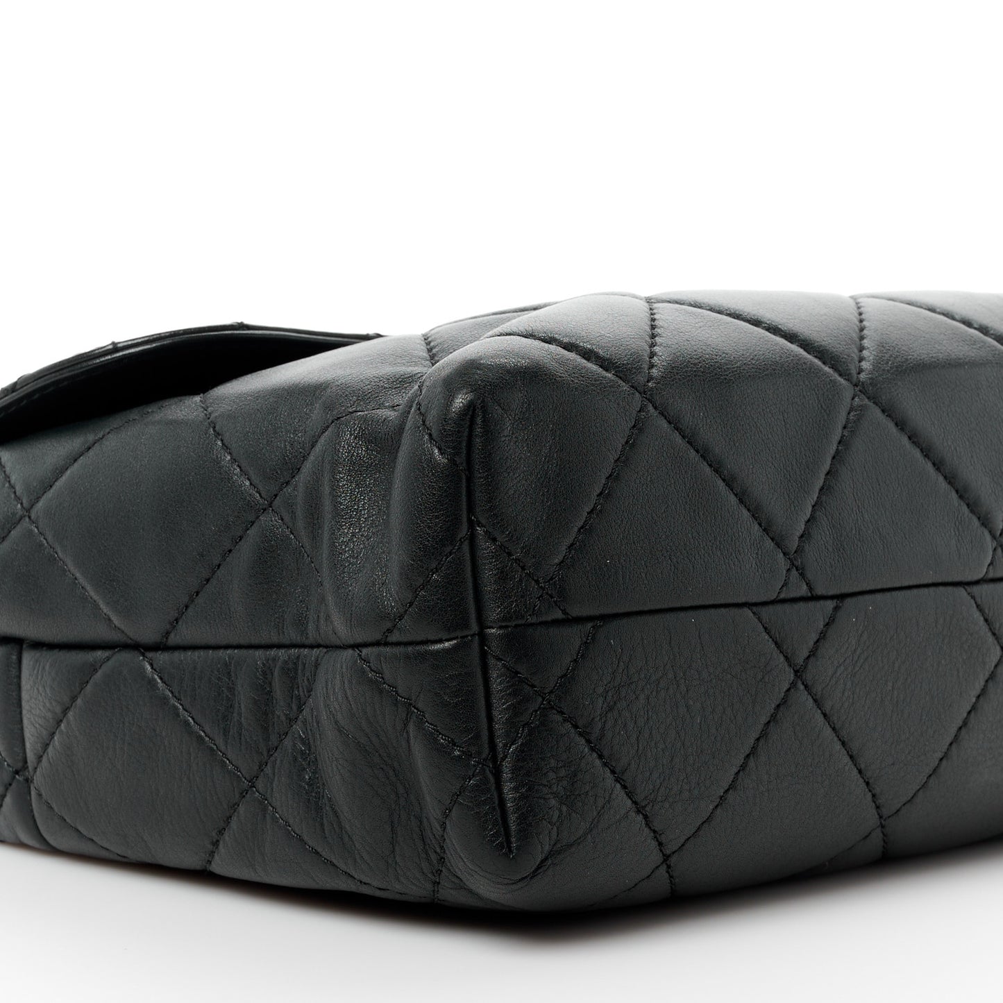 Calfskin Quilted In The Business Flap Bag Black