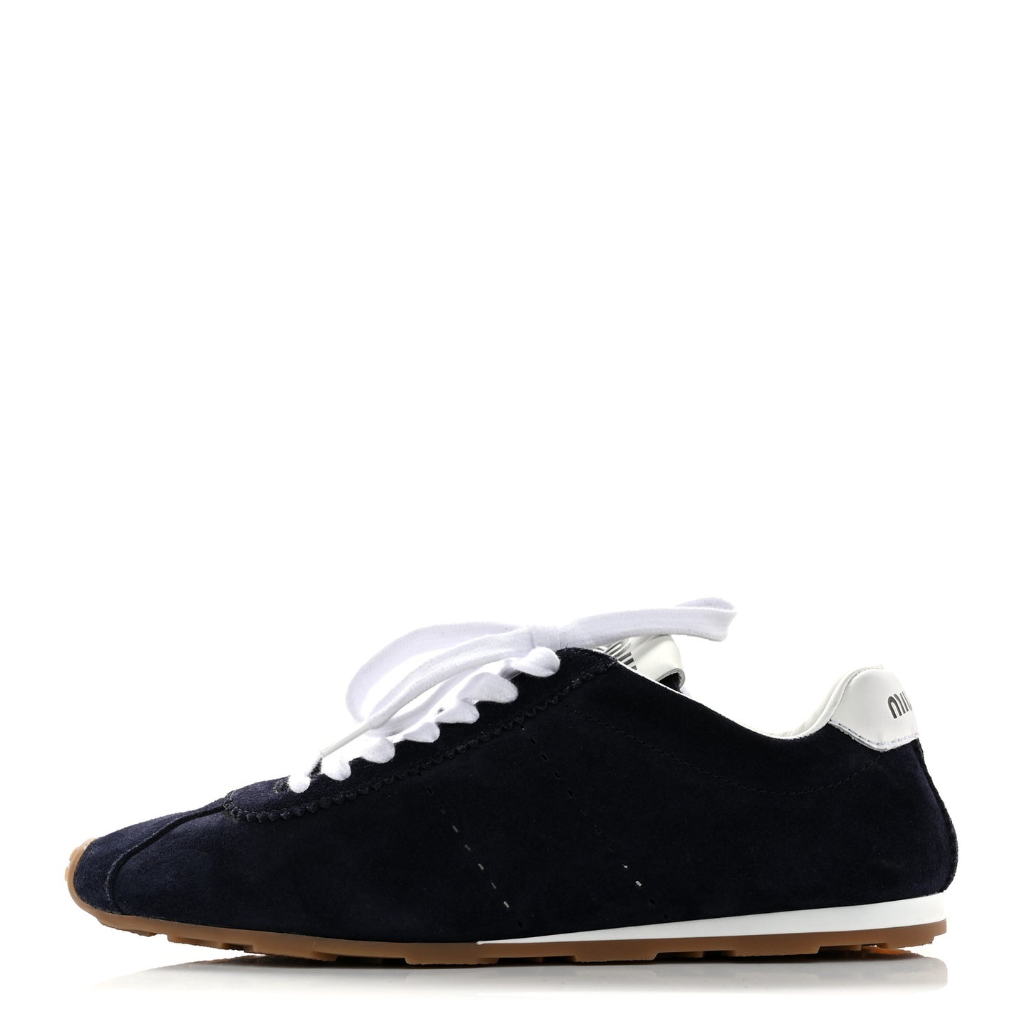 Camoscio Womens Plume Sneakers 39 Bleu