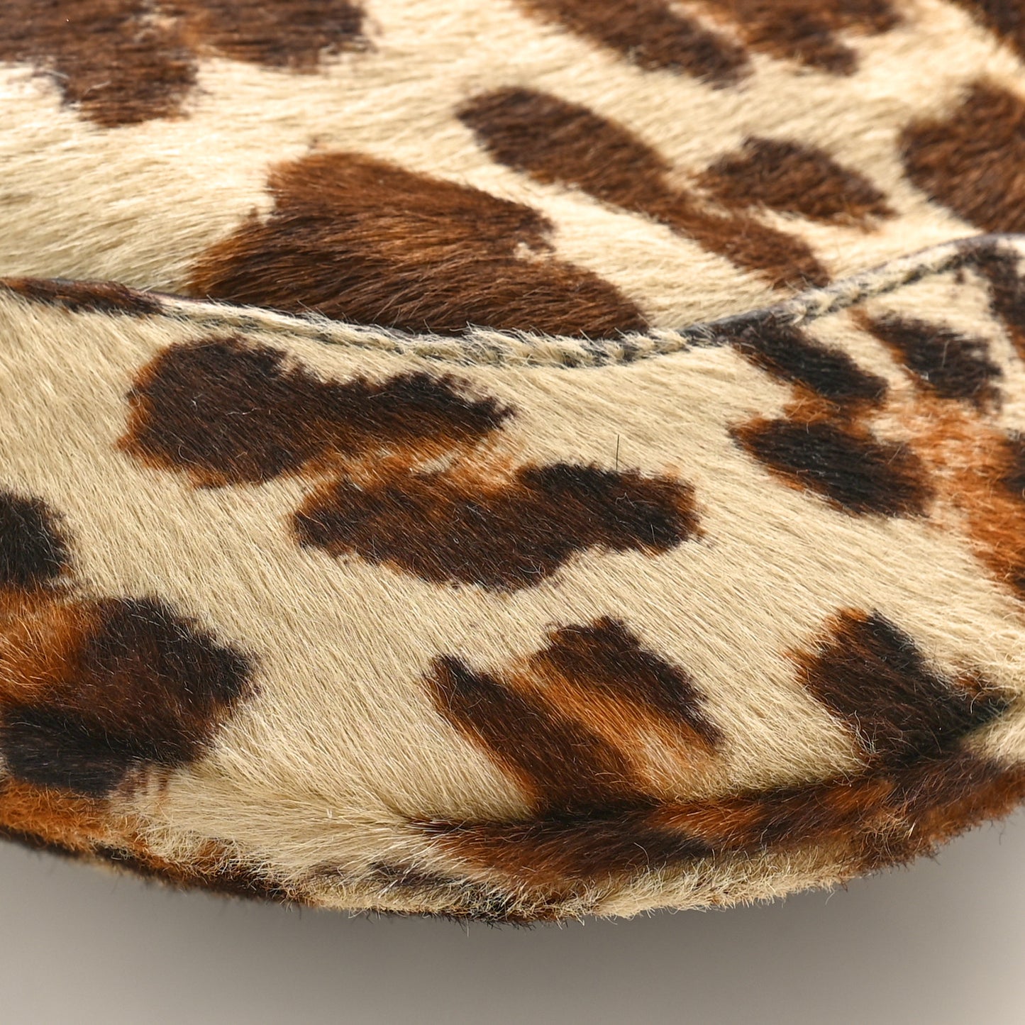 Cavallino Leopard Print Shoulder Bag Avorio