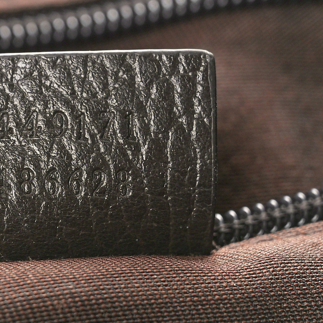 Gucci Monogram Large Flap Messenger Bag Beige Dark Brown 7 of 12