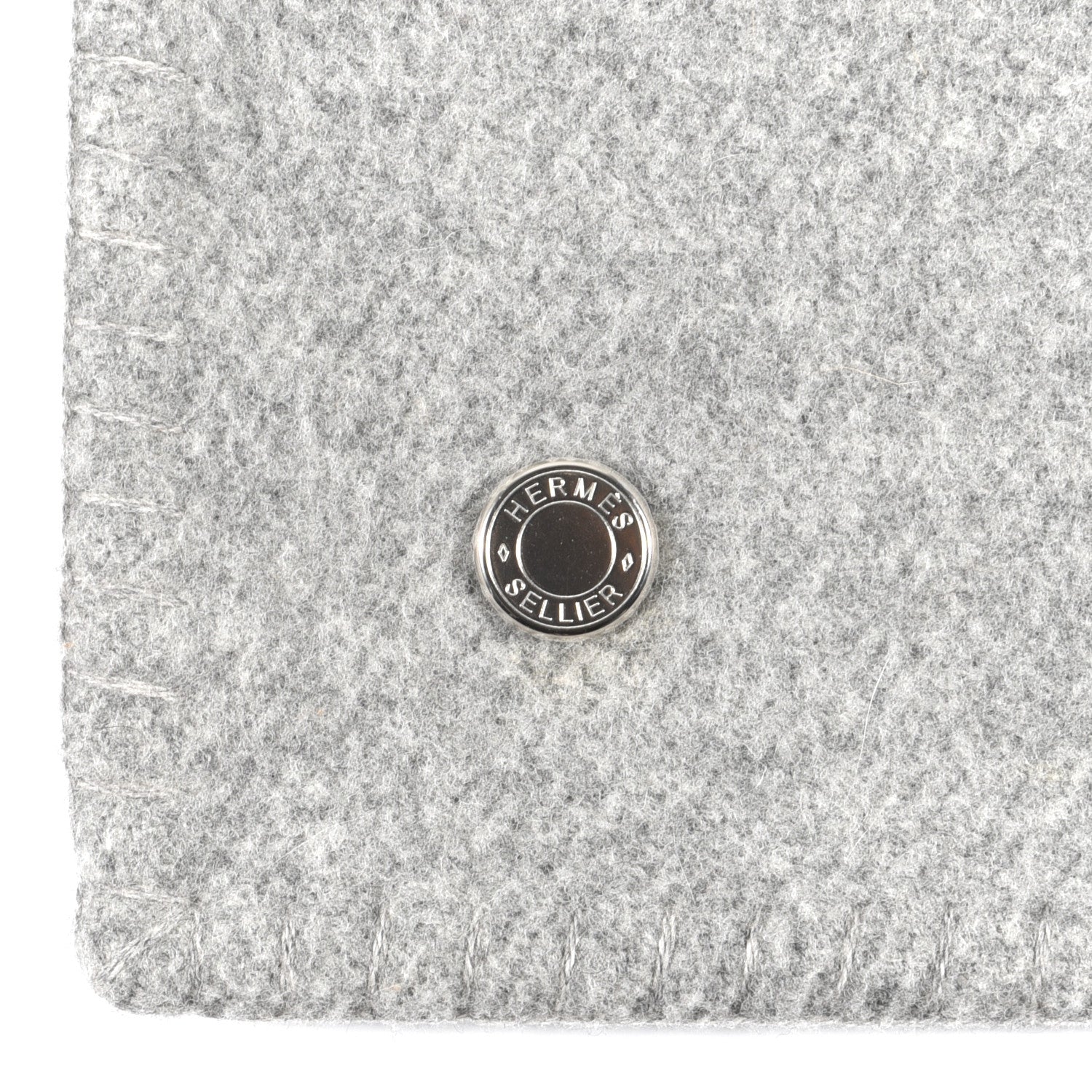 Hermes Wool Cashmere Avoine Blanket Craie Gris 3 of 4