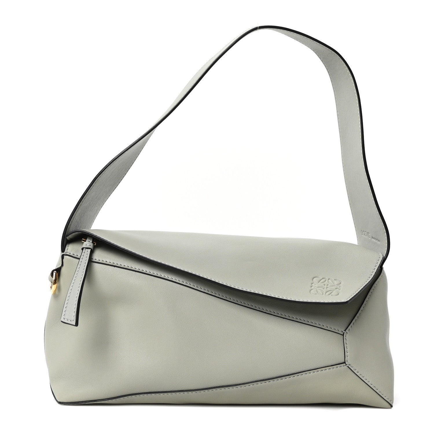 Loewe Calfskin Puzzle Hobo Ash Grey 1776979 – FASHIONPHILE