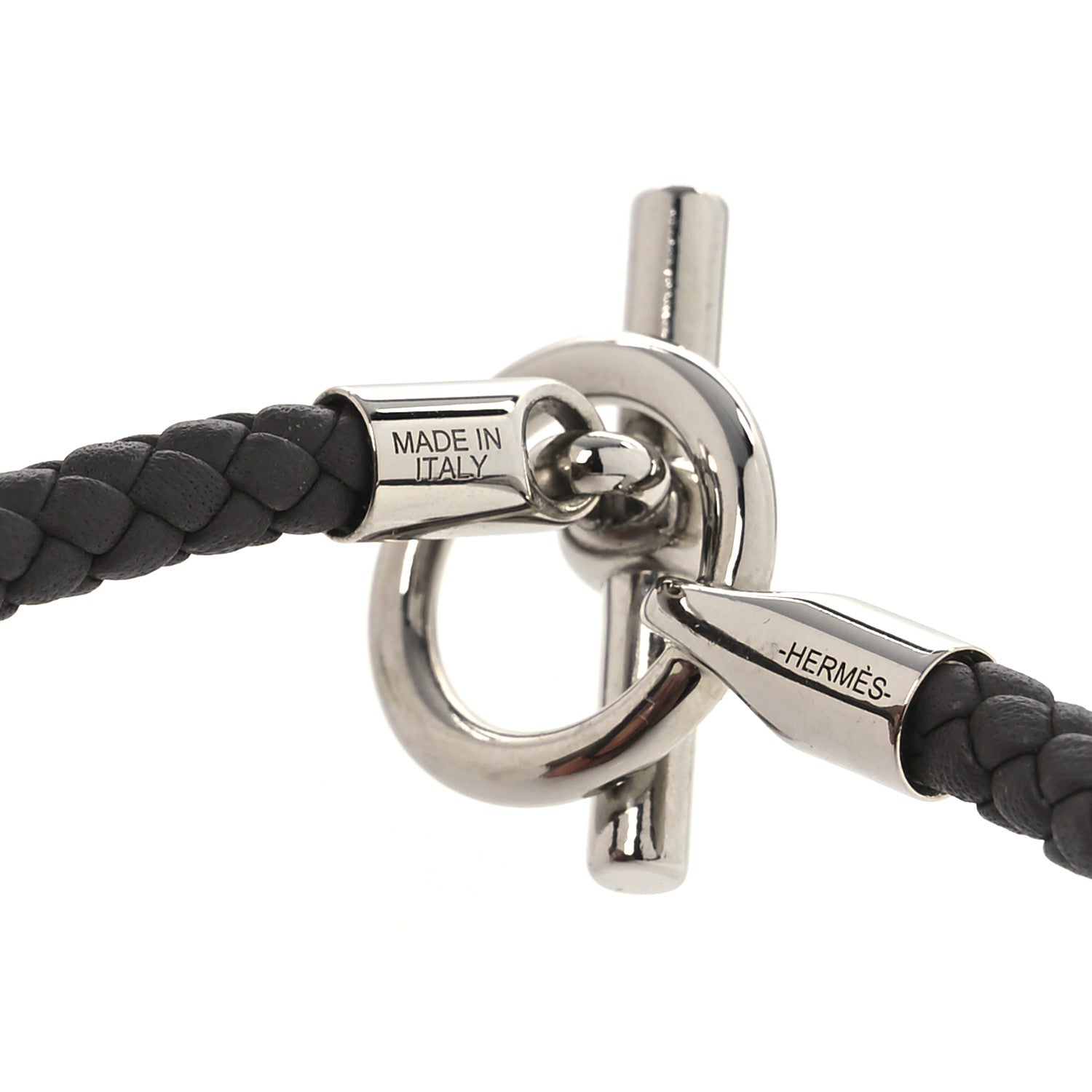 Hermes Swift Glenan Single Tour H Bracelet T1  Etain 5 of 5