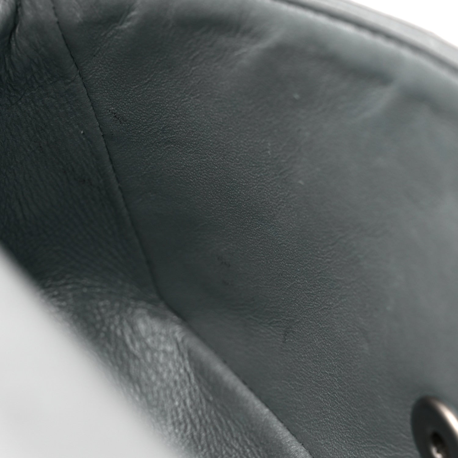 Chanel Metallic Calfskin Quilted Mini Rectangular Flap Ruthenium 13 of 15