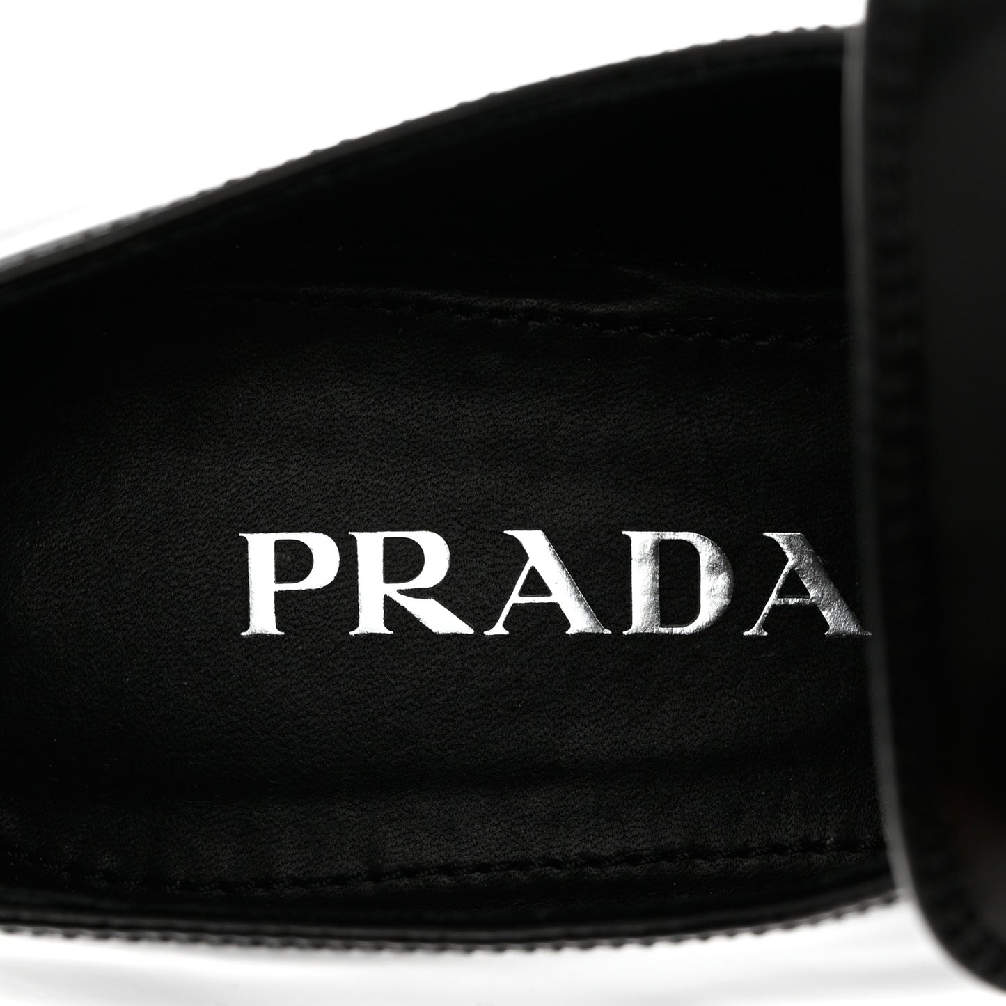 Spazzolato Metal Triangle Logo 50mm Loafers 40 Black