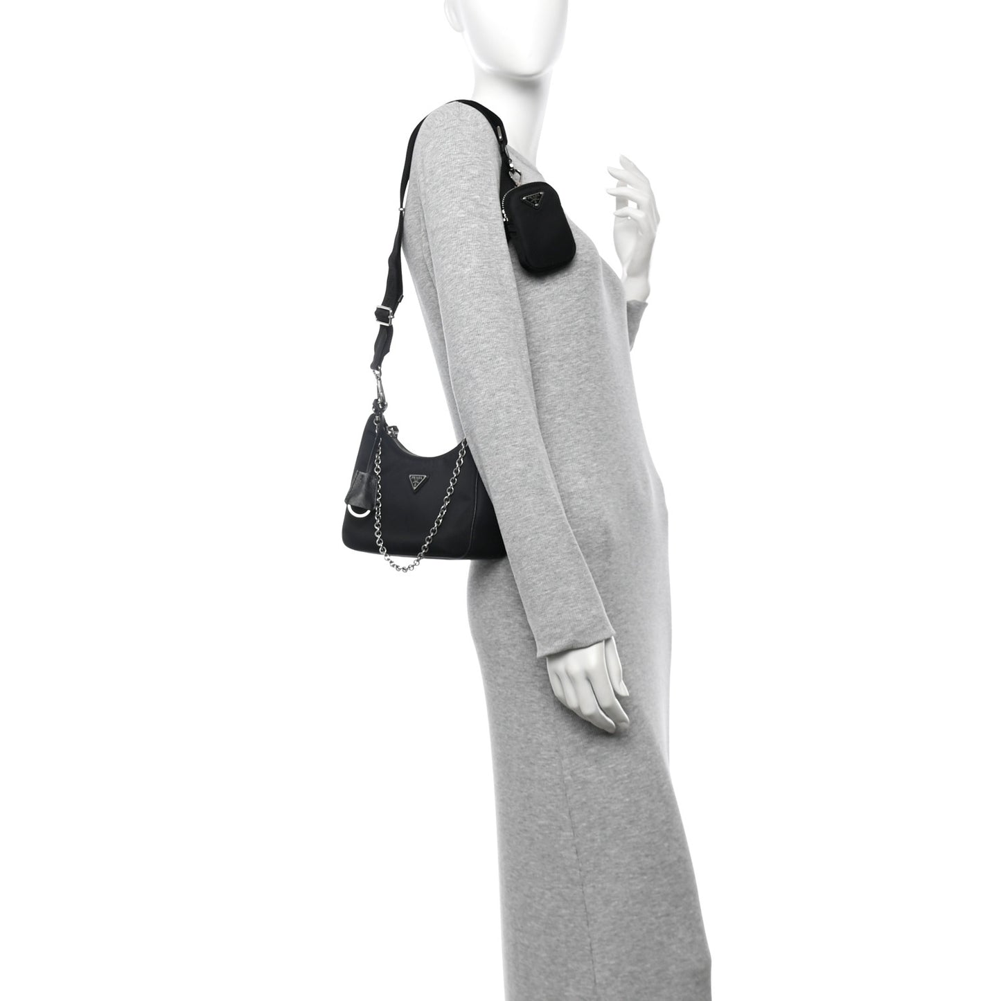 Nylon Re-Edition 2005 Shoulder Bag Black