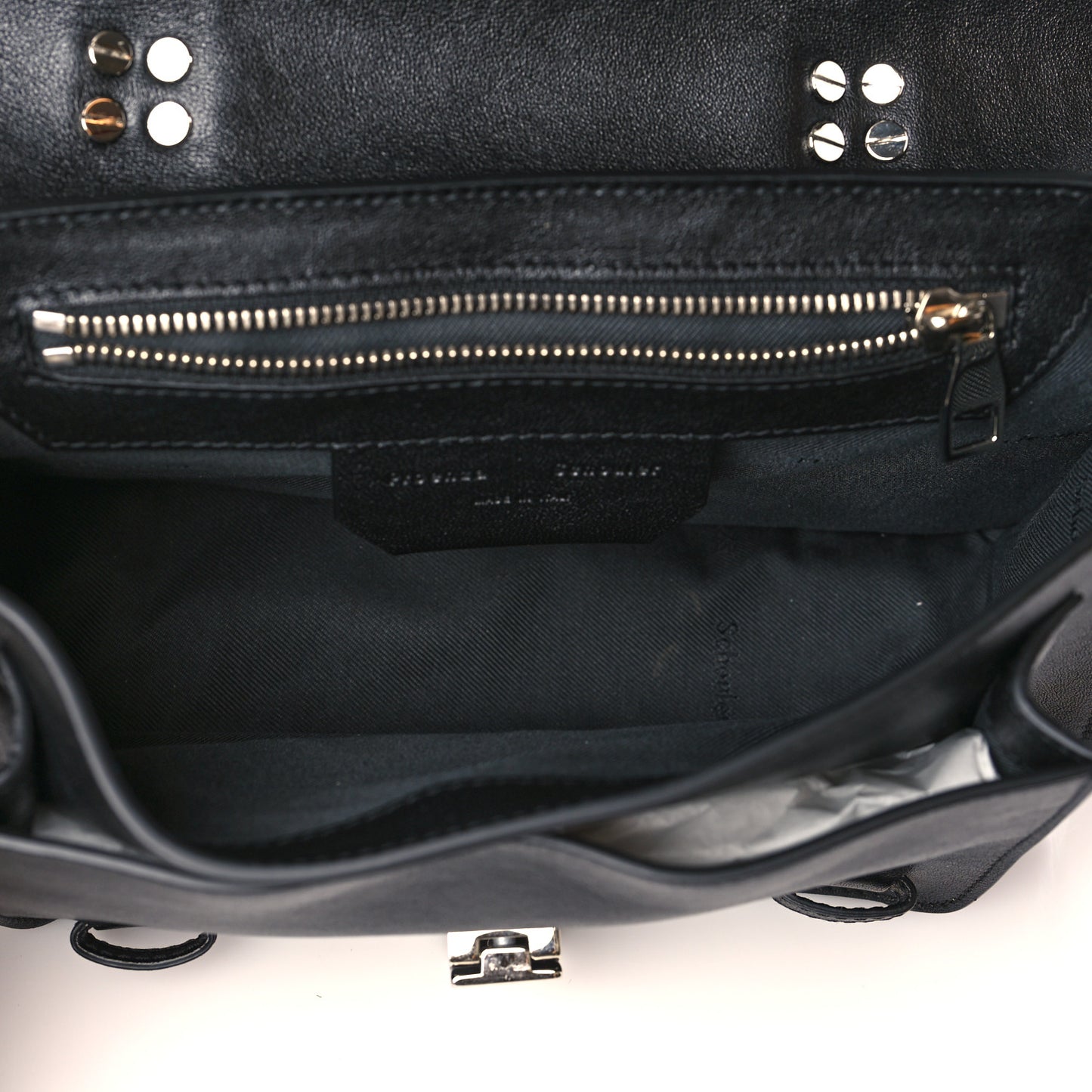 Lambskin Tiny PS1 Satchel Black