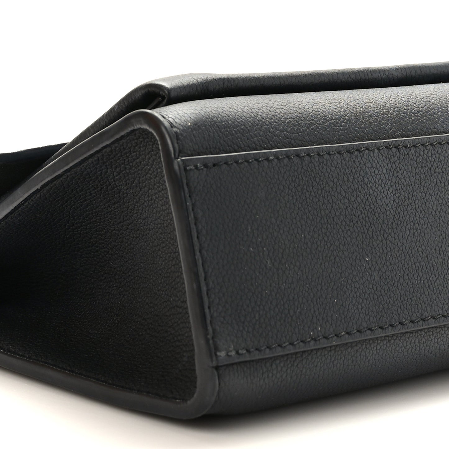 Soft Calfskin My Lockme Chain Bag BB Black