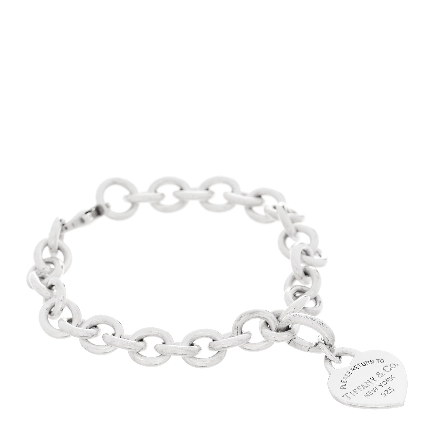 Tiffany Sterling Silver Small Return to Tiffany Heart Tag Charm