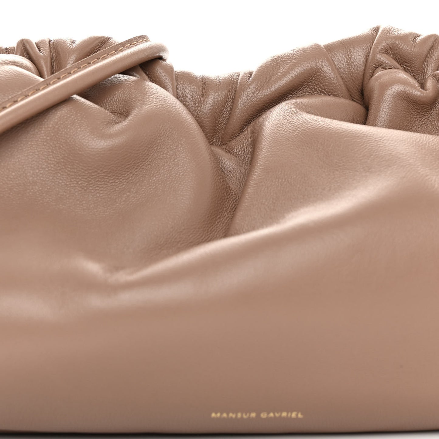 Lambskin Cloud Mini Clutch Biscotto
