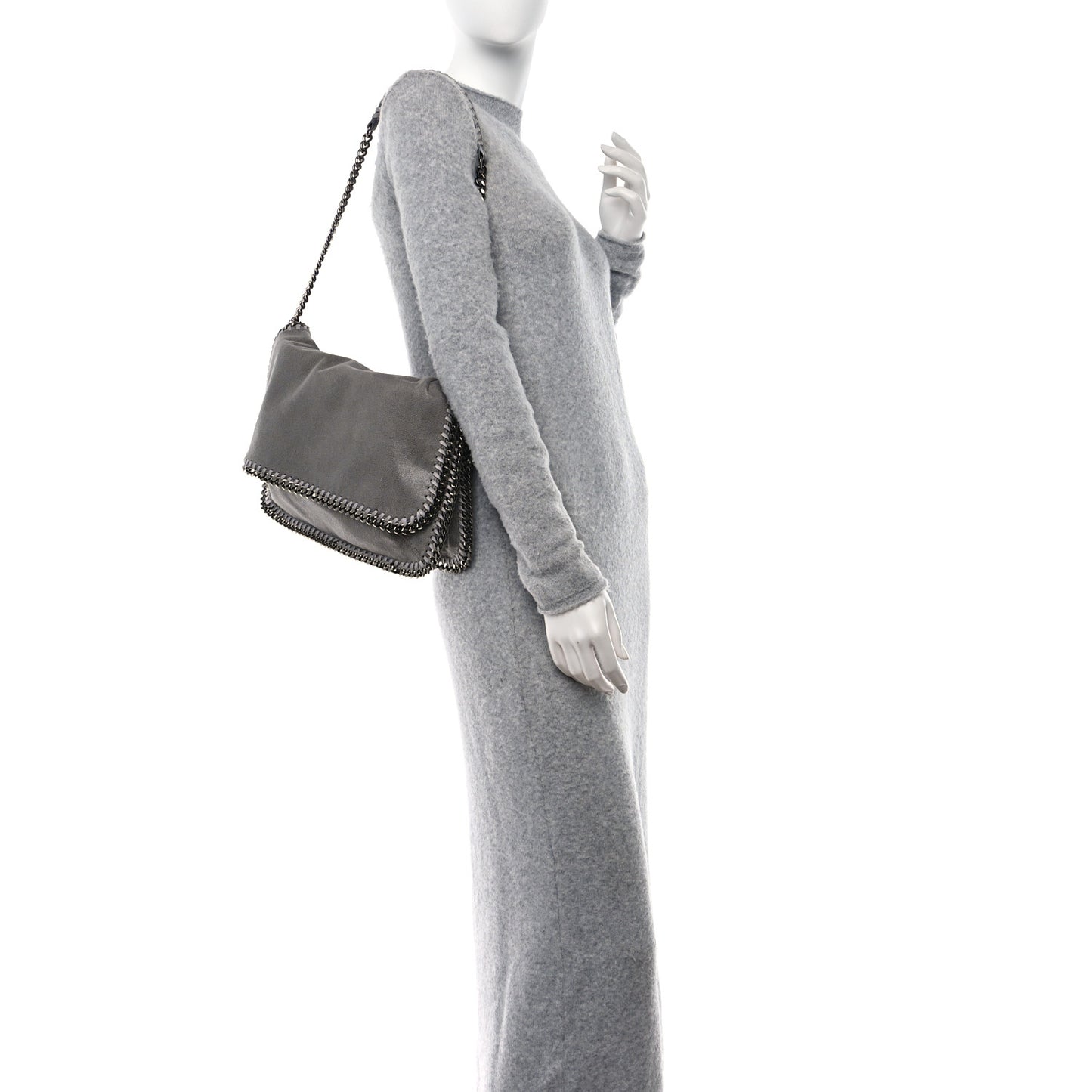 Shaggy Deer Falabella Messenger Grey