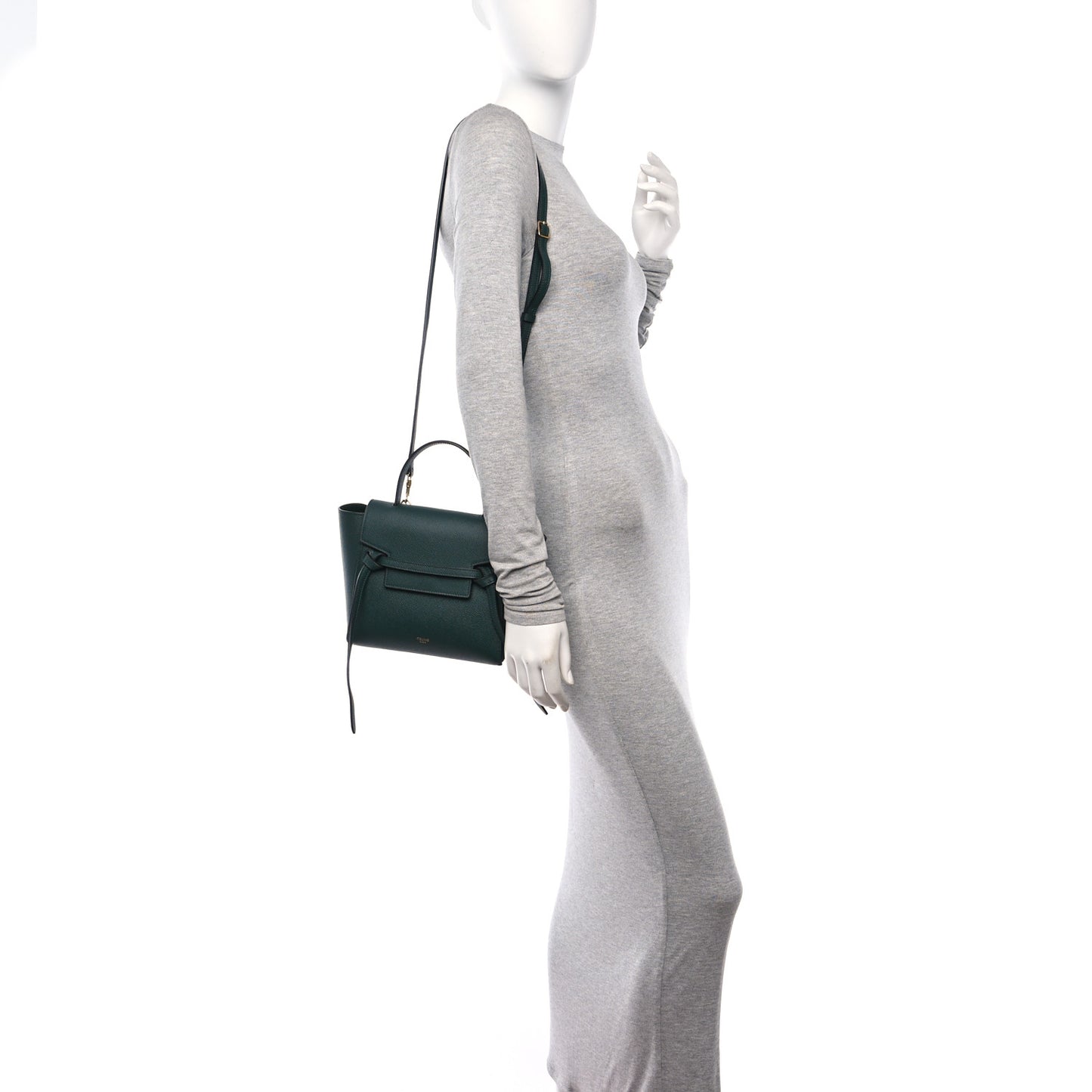 Grained Calfskin Nano Belt Bag Amazone