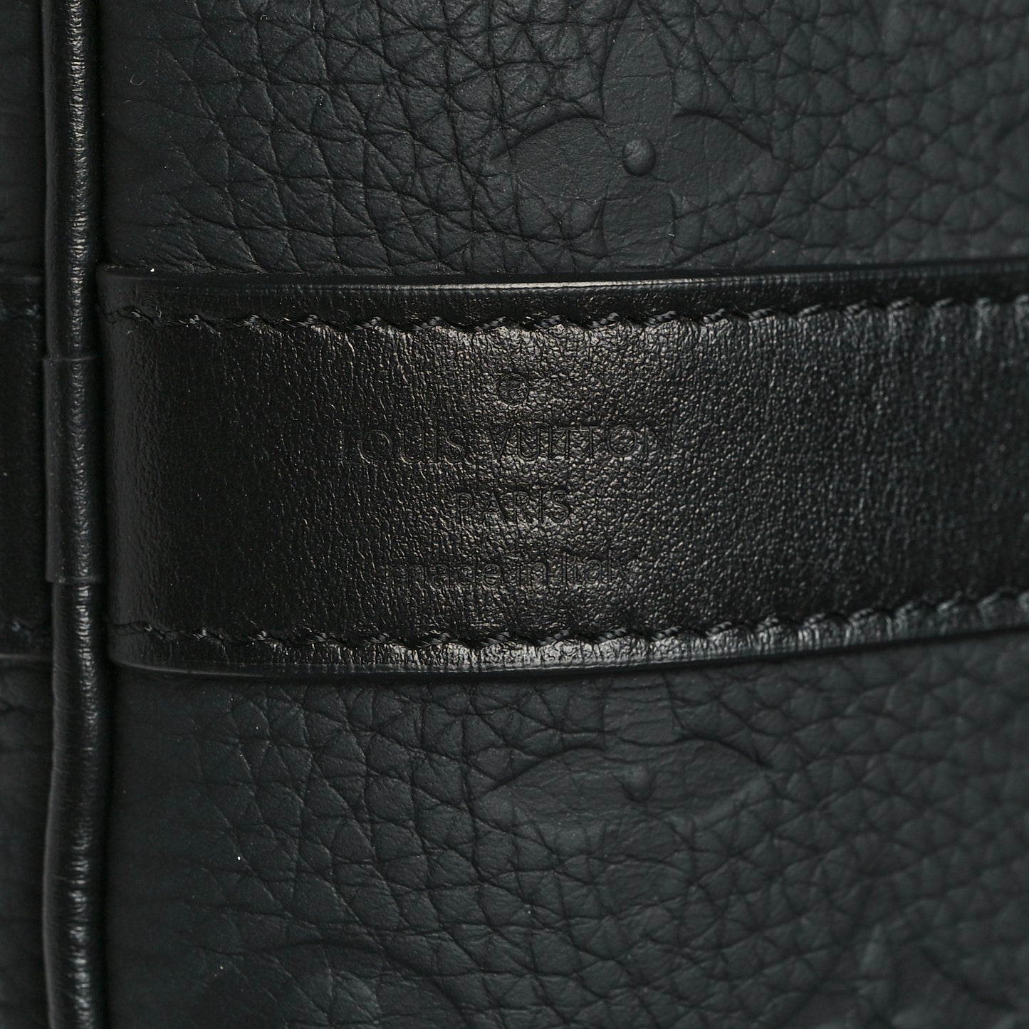 Taurillon Monogram Keepall Bandouliere 50 Black