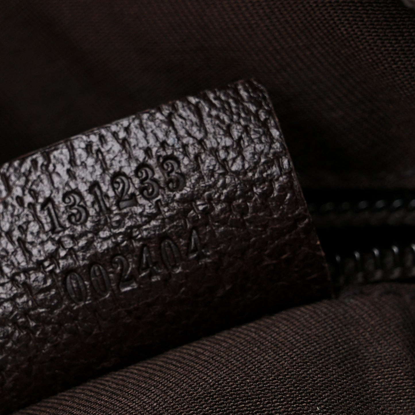 GG Monogram Large Web Handle Vertical Tote Dark Brown