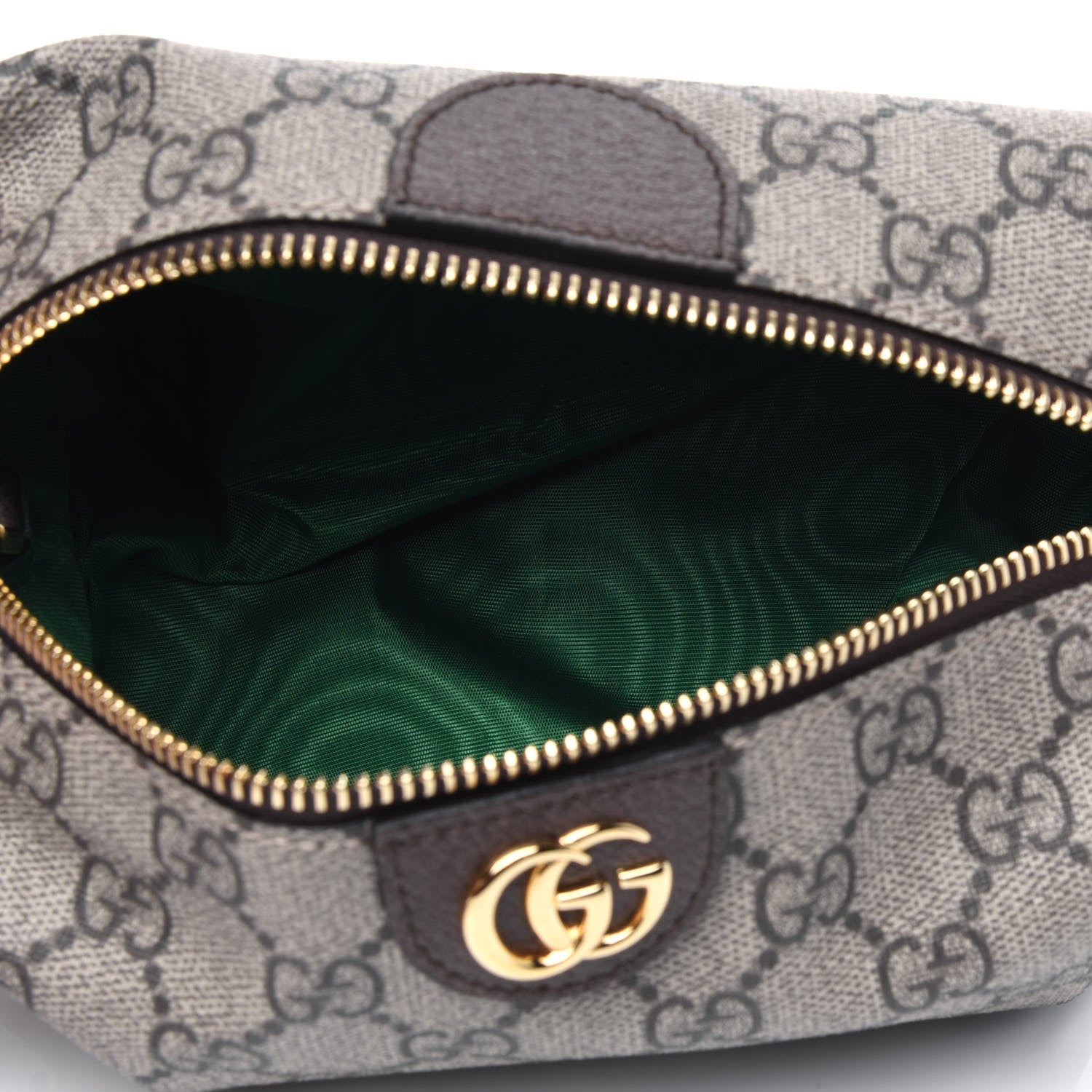 Gucci Soft GG Supreme Monogram Calfskin Medium Ophidia Cosmetic Case Beige Ebony New Acero 5 of 12