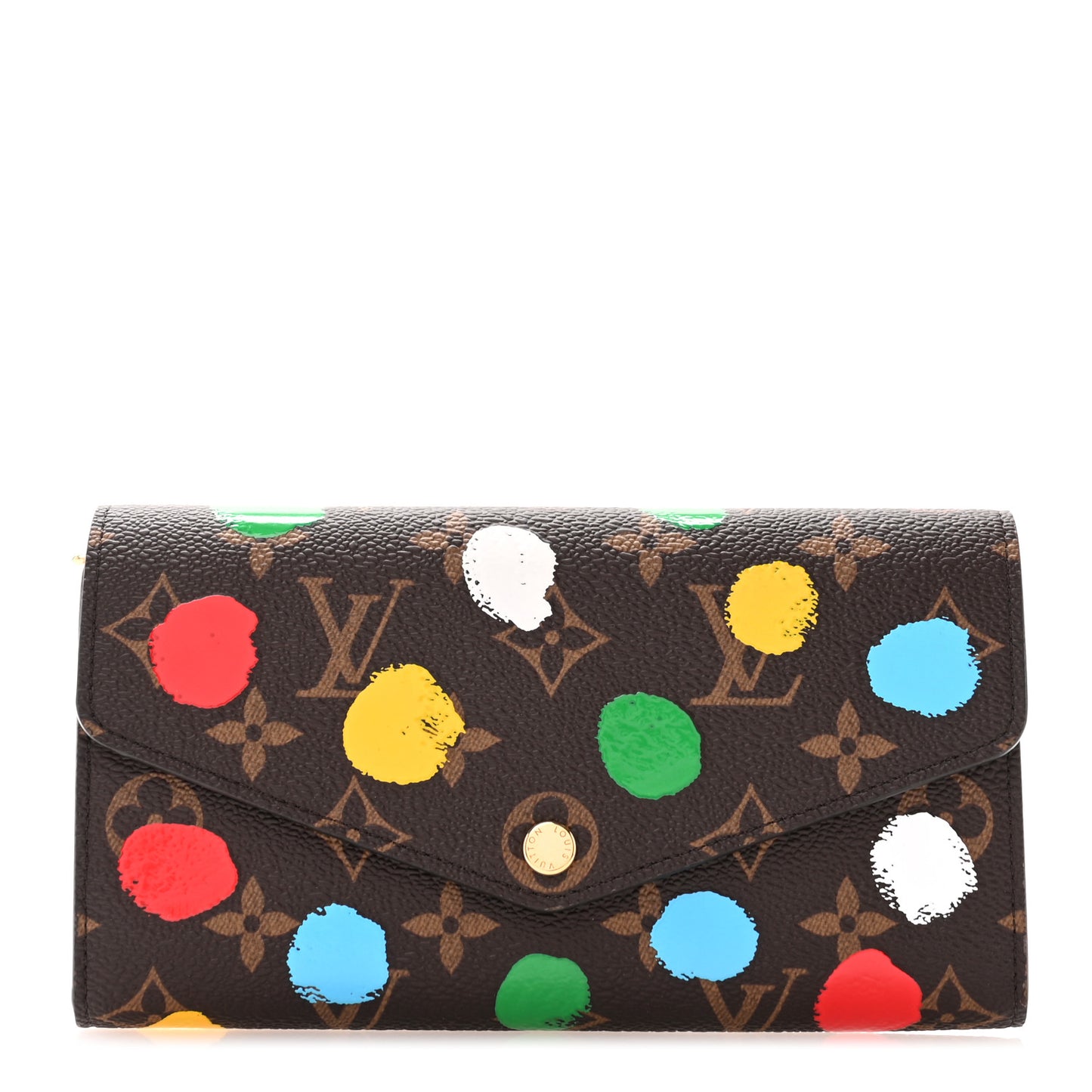 X YK Monogram Sarah Wallet