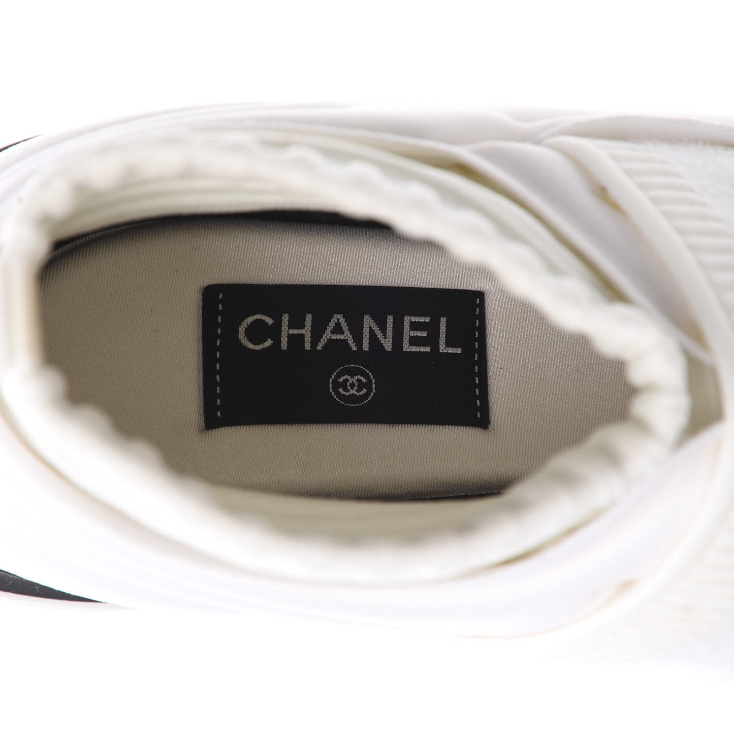 Stretch Fabric CC Sneakers 41 White