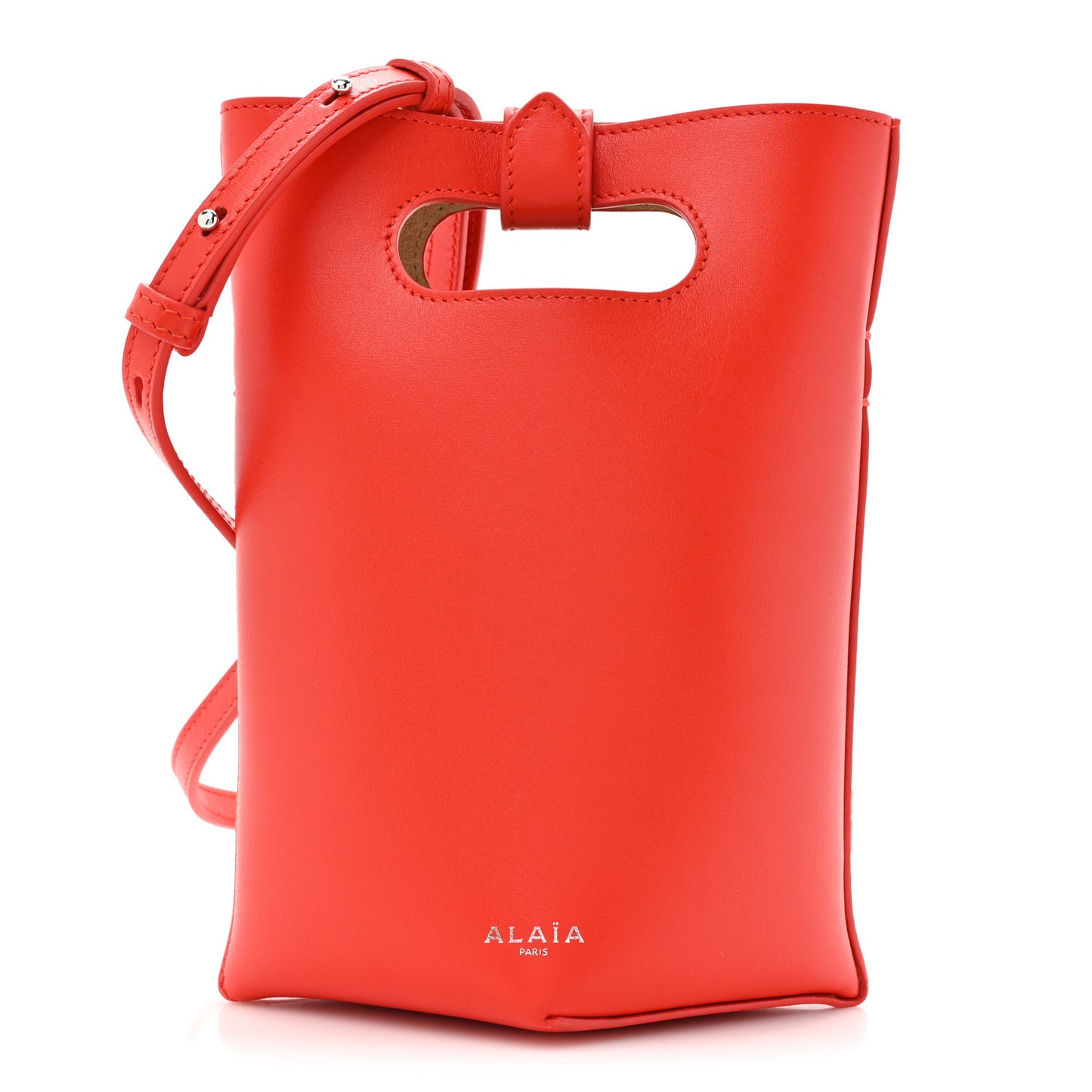 Calfskin Small Folded Bag Red