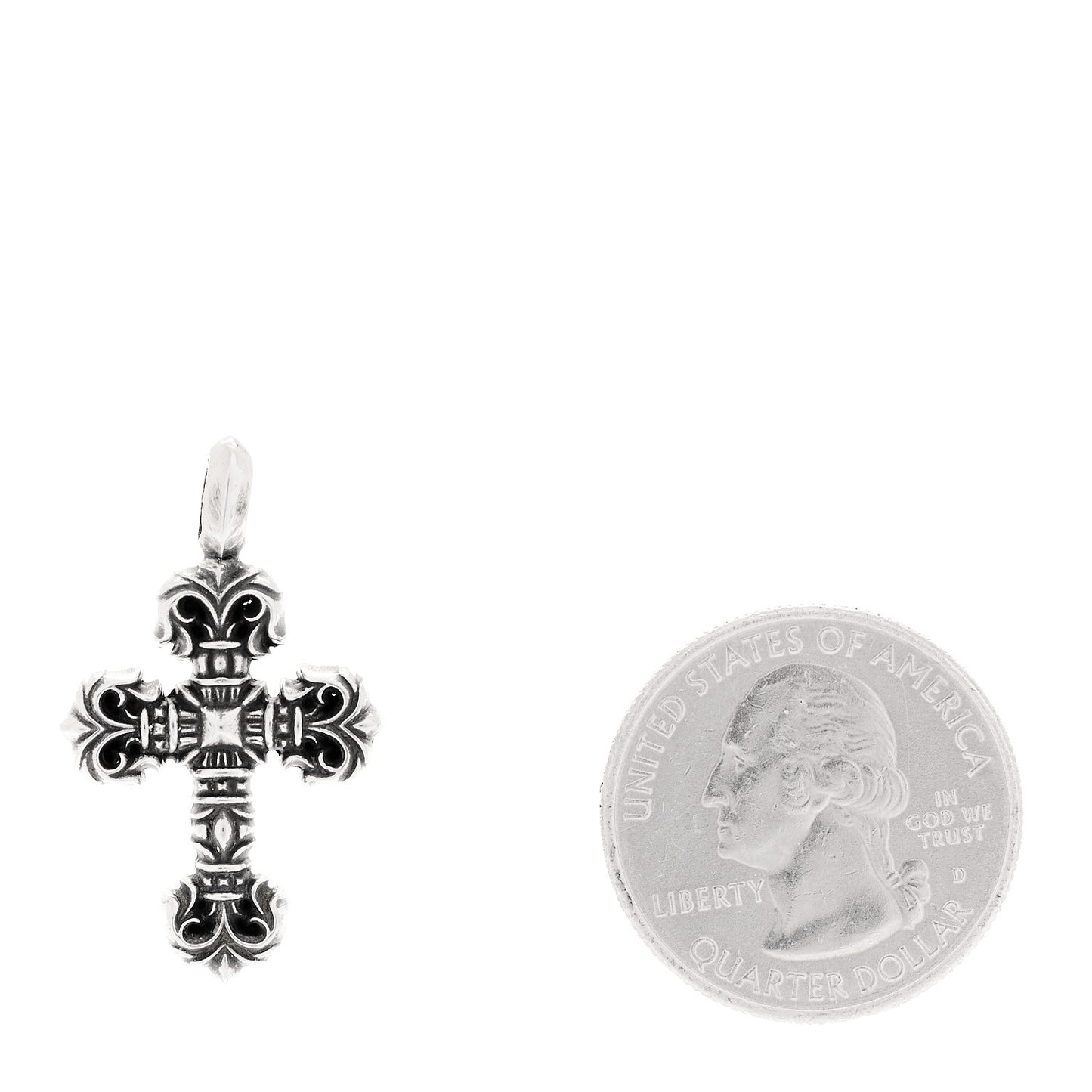 Sterling Silver Filigree Cross Pendant
