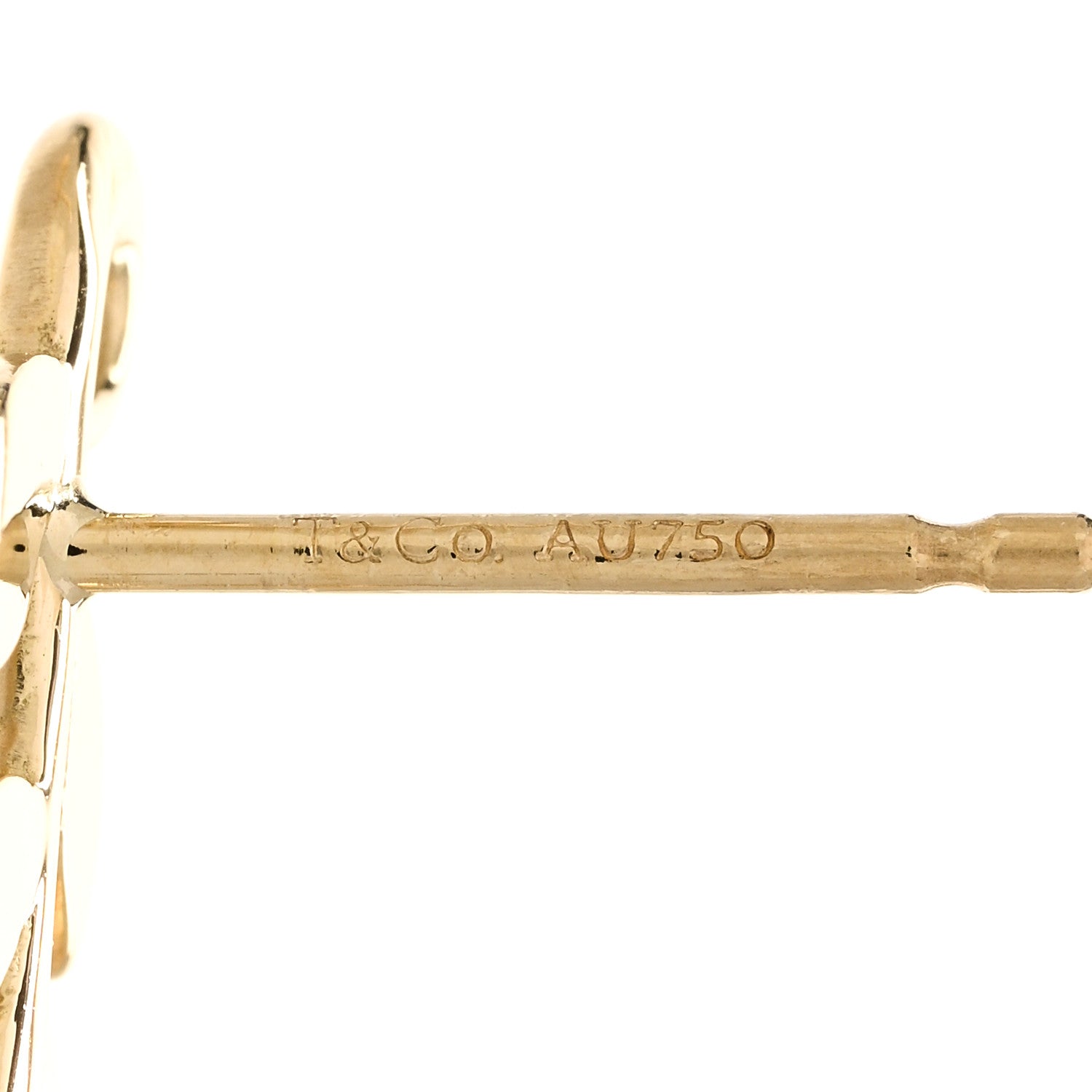 Tiffany 18K Yellow Gold Paloma Picasso Olive Leaf Climber Earrings 4 of 5