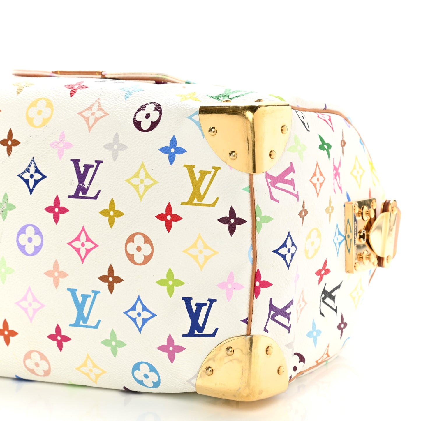 Monogram Multicolor Speedy 30 White