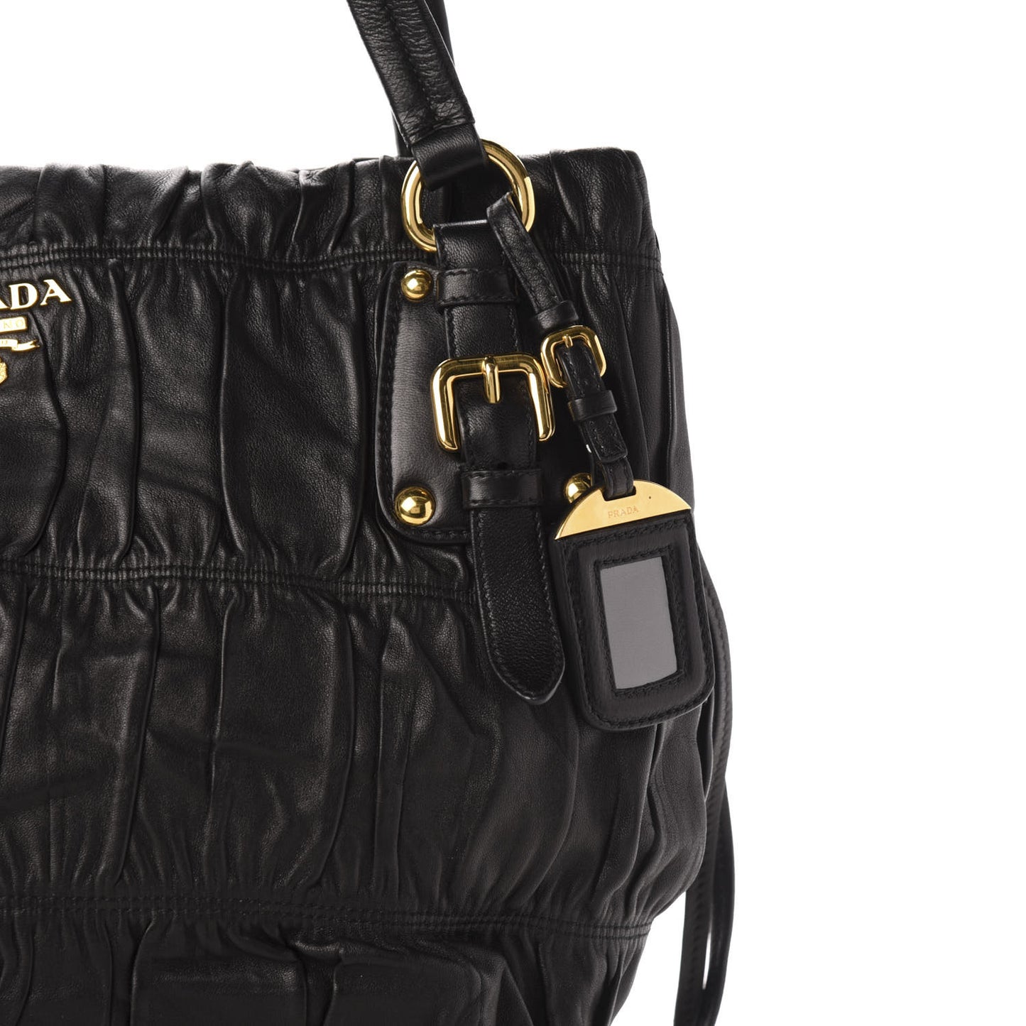Nappa Gaufre Antik Tote Black