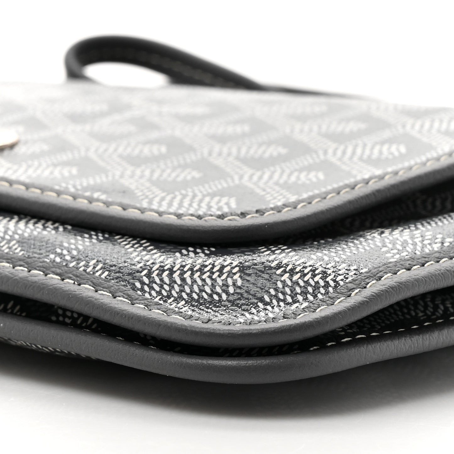 Goyardine Plumet Wallet Clutch Grey