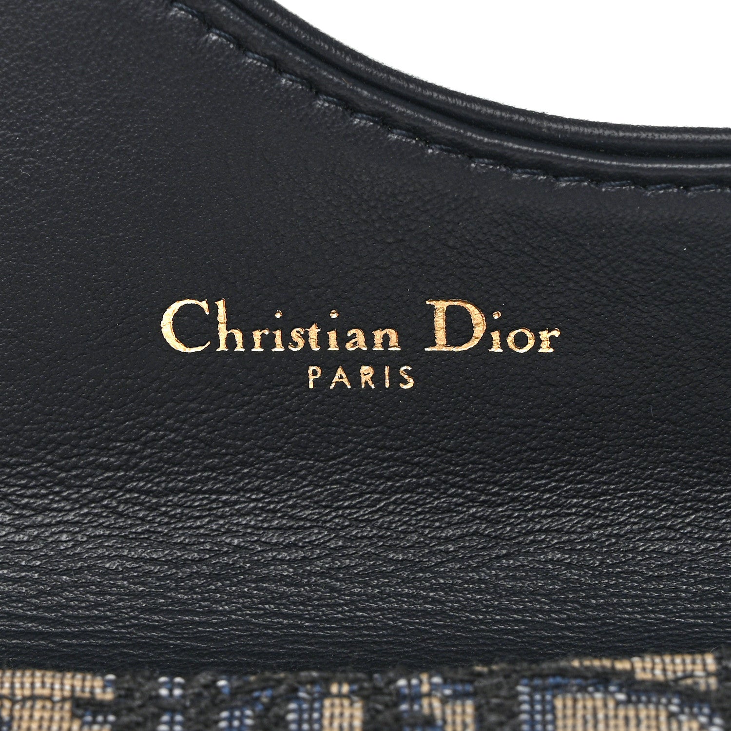 Christian Dior Oblique Saddle Cosmos Zipped Card Holder Blue 6 of 8