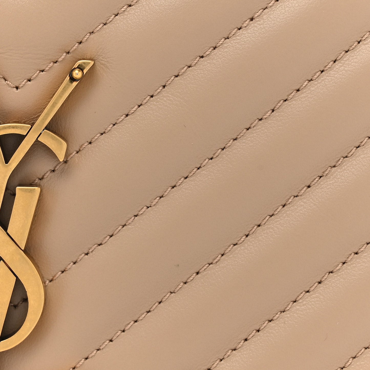 Calfskin Matelasse Monogram Lou Camera Bag Dark Beige