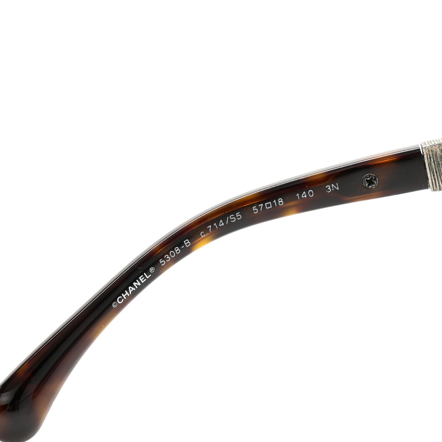 Crystal Baguette Square Sunglasses 5308-B Tortoise