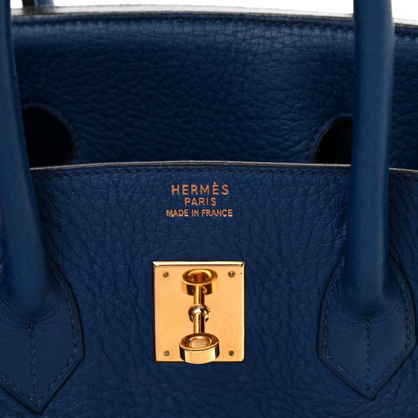 Taurillon Clemence Birkin 35 Bleu Brighton