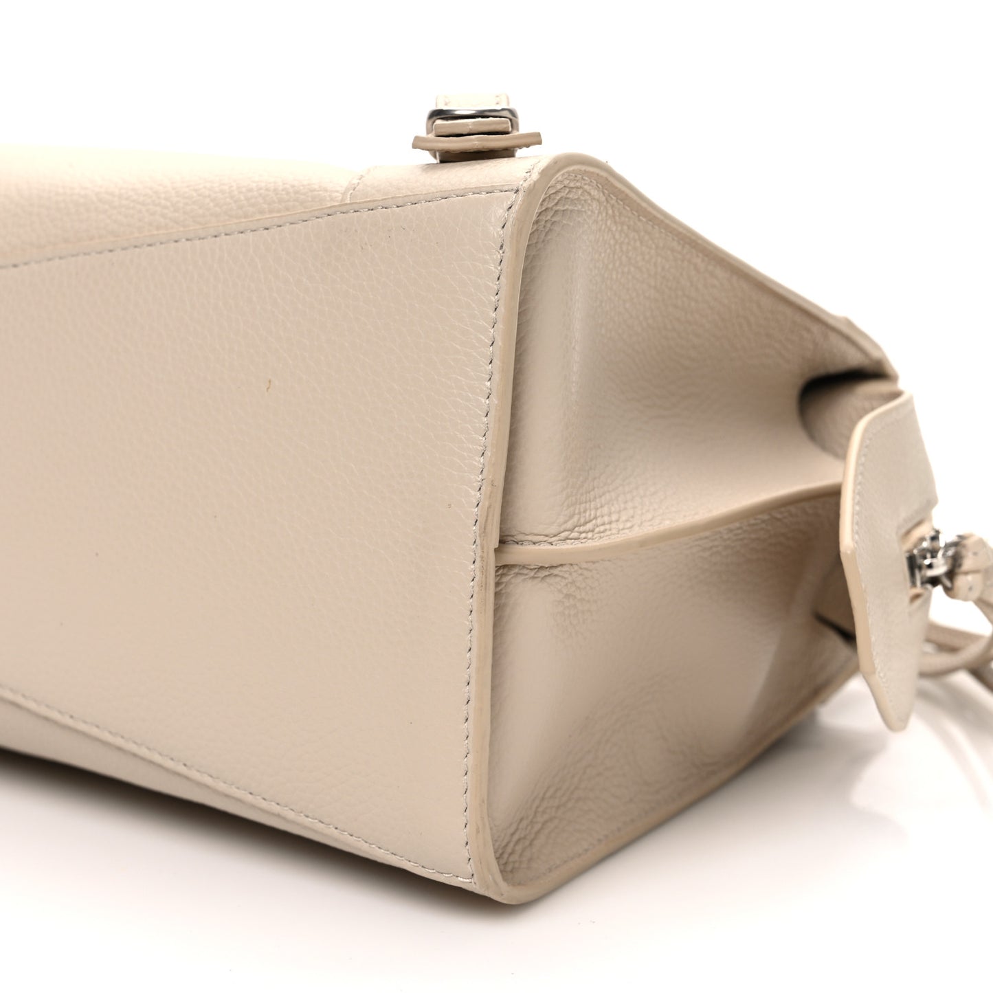 Grained Calfskin Neo Classic Silver Hardware S City Cream