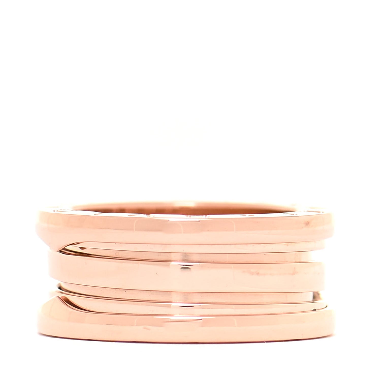 18K Rose Gold B.Zero1 Three-Band Ring 51 5.75