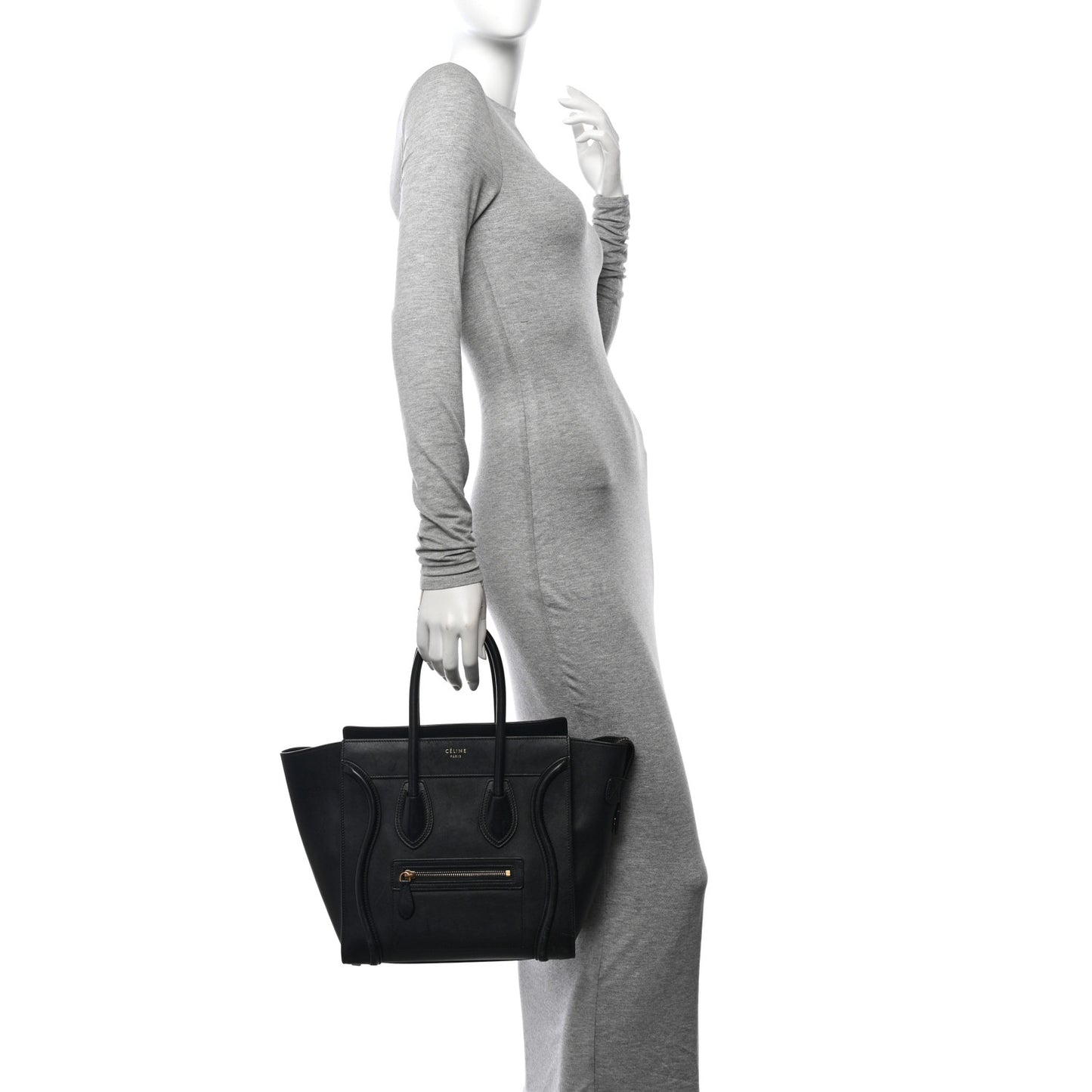 Smooth Calfskin Micro Luggage Black