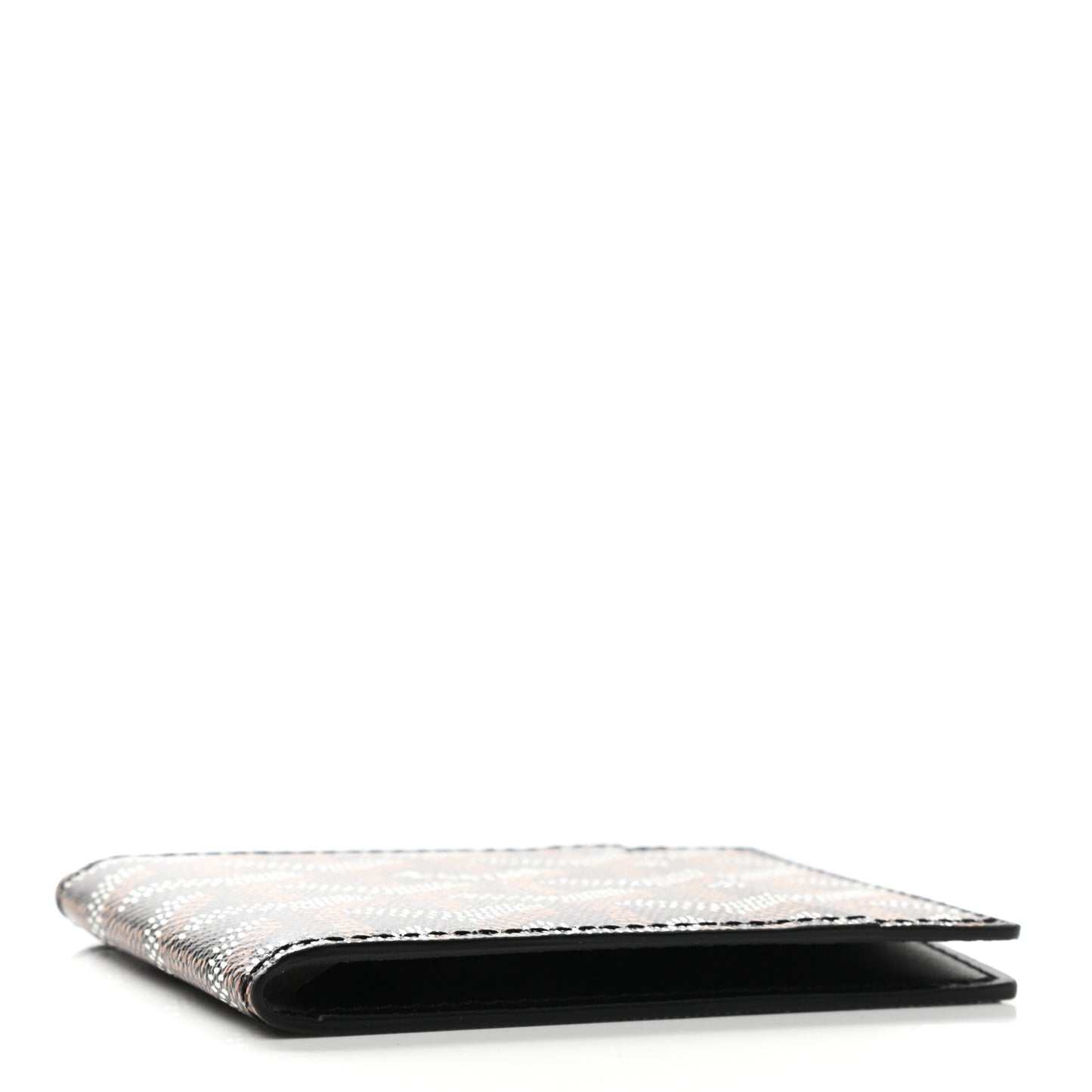 Goyardine Multi Slot Bi-Fold Wallet Black