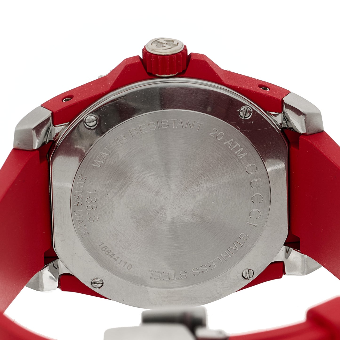 Stainless Steel Rubber 45mm Dive GMT Quartz Watch Red