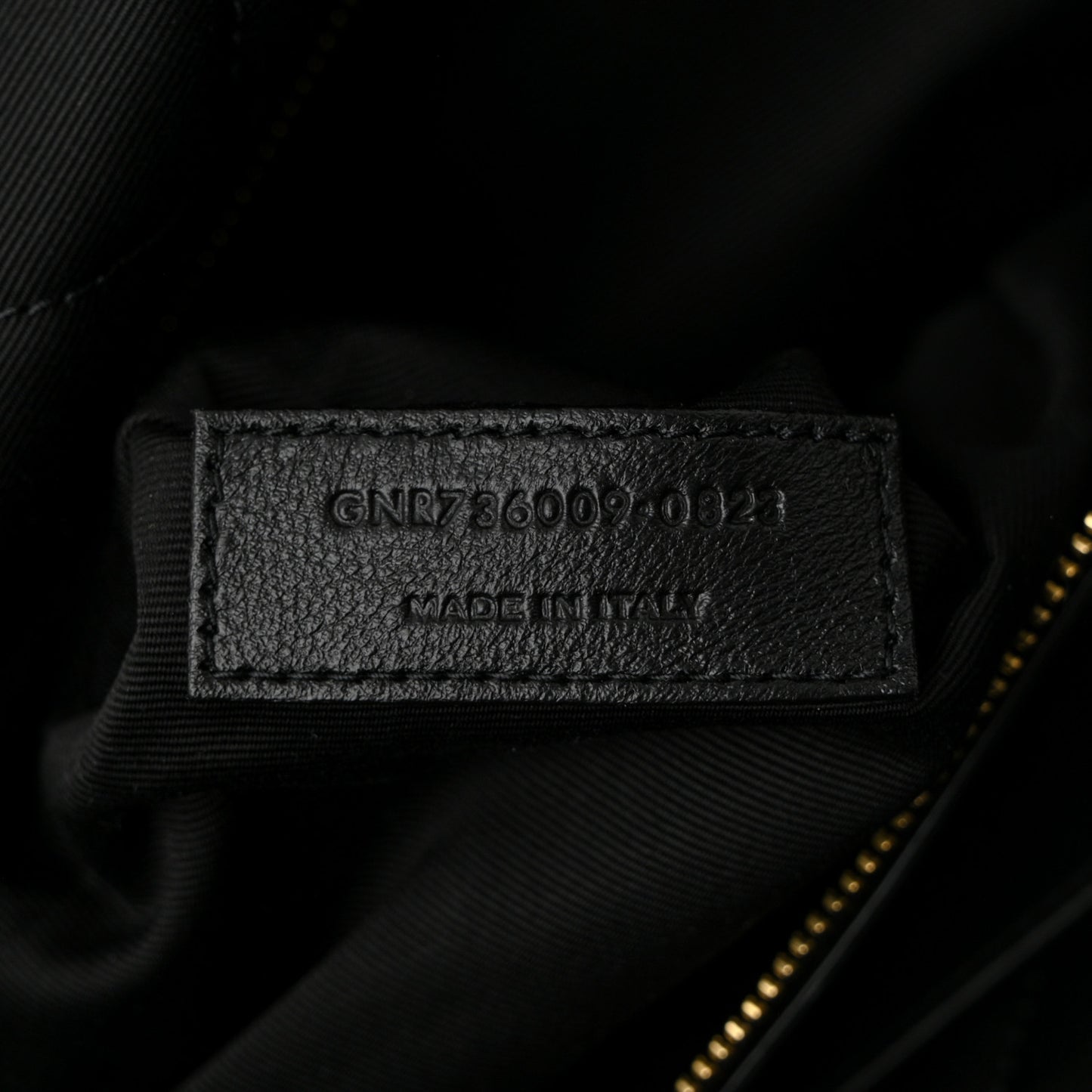Calfskin Quilted ES Giant Travel Bag Black
