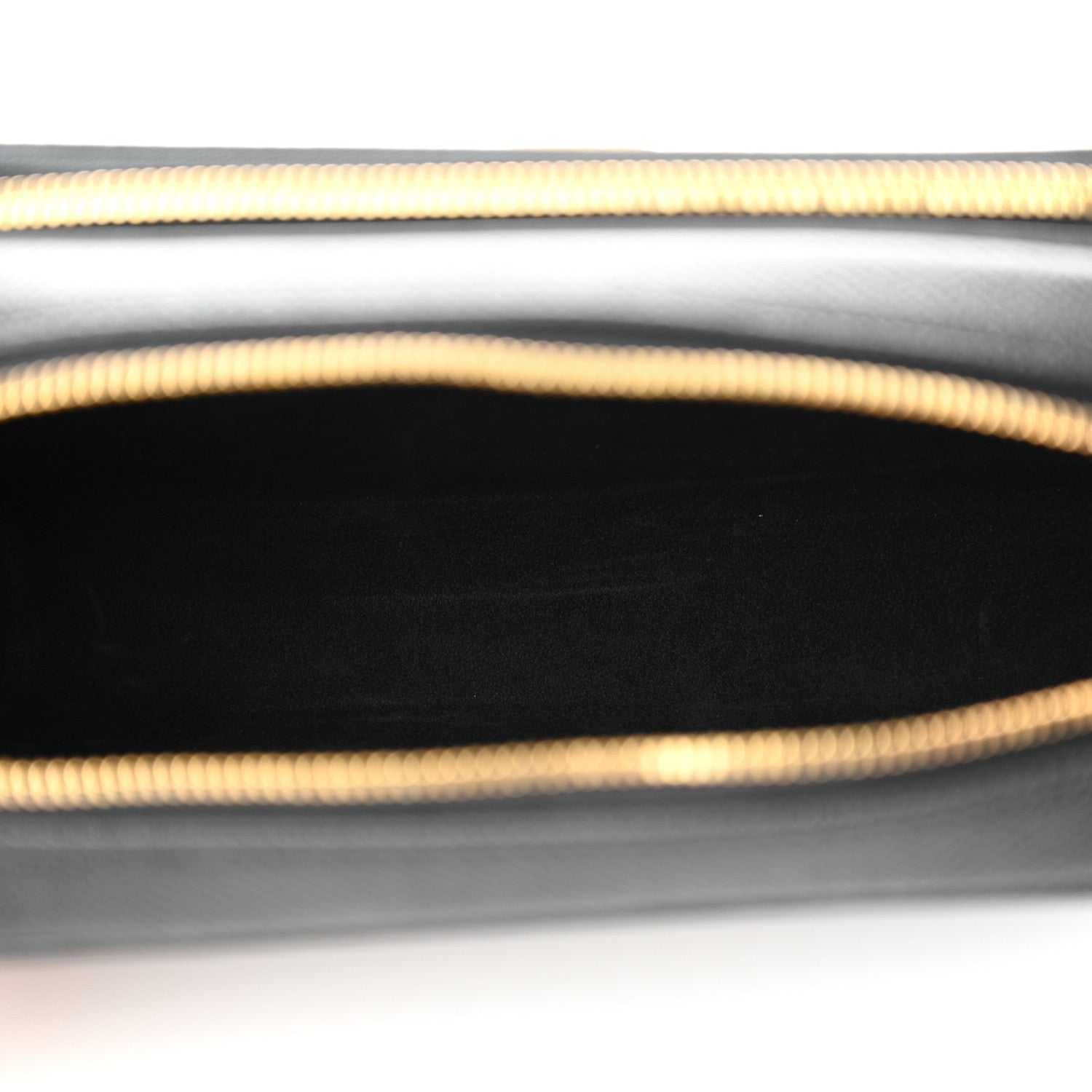 Christian Dior Grained Calfskin Caro Double Pouch Black 6 of 11