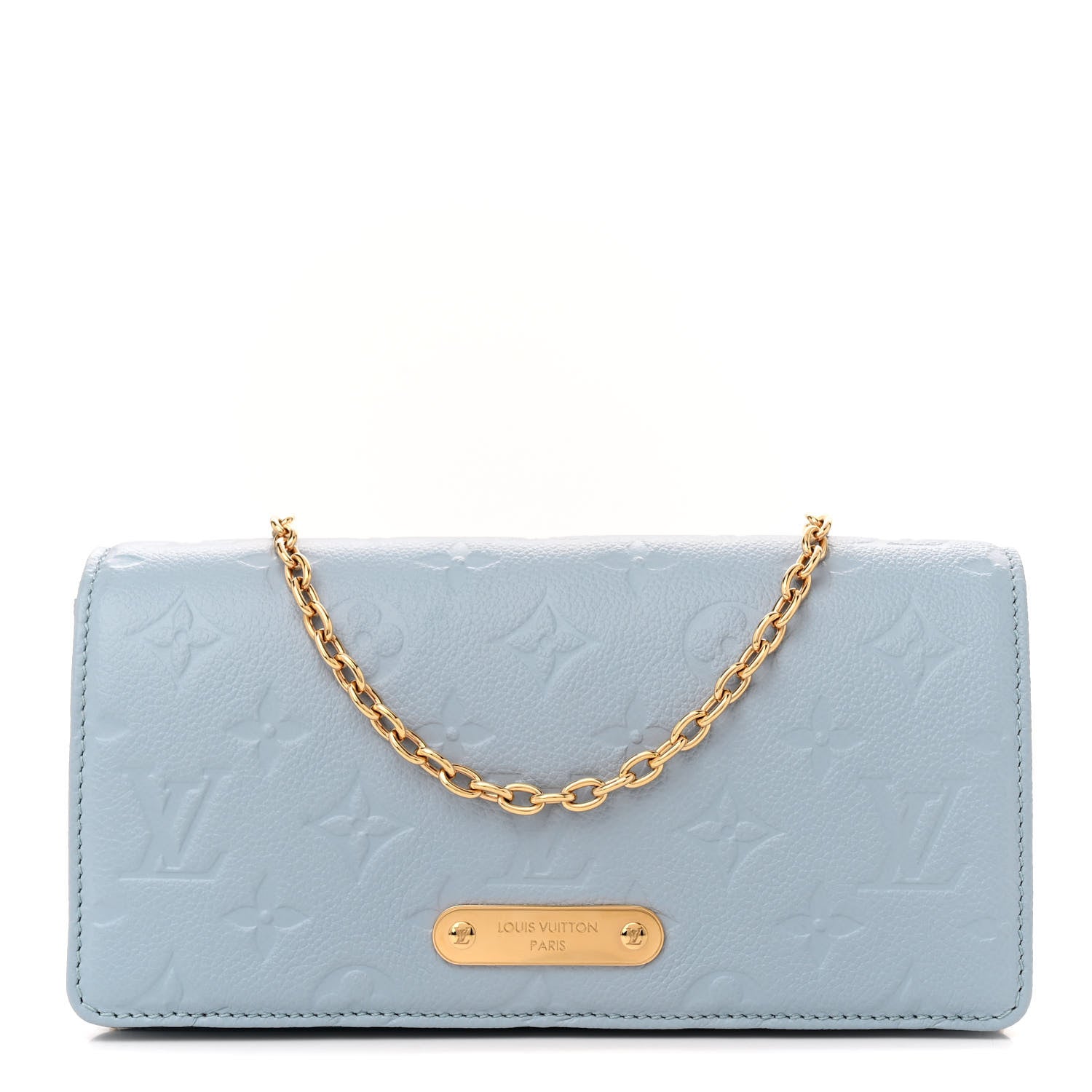 Louis Vuitton Monogram Lily Wallet On Chain Blue Hour 1511127