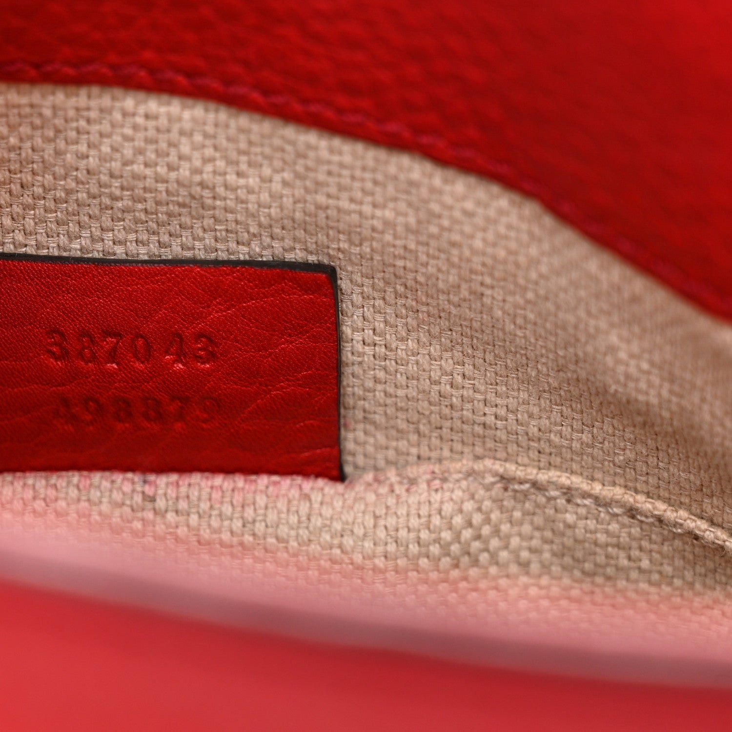 Gucci Pebbled Calfskin Small Soho Chain Shoulder Bag Tabasco Red 7 of 15