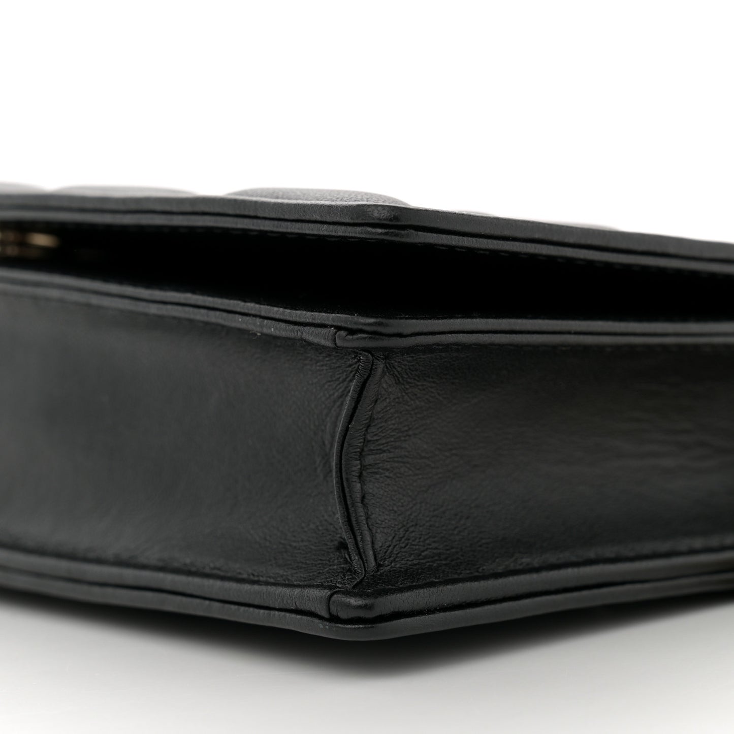 Lambskin Cannage Lady Dior Pouch Black