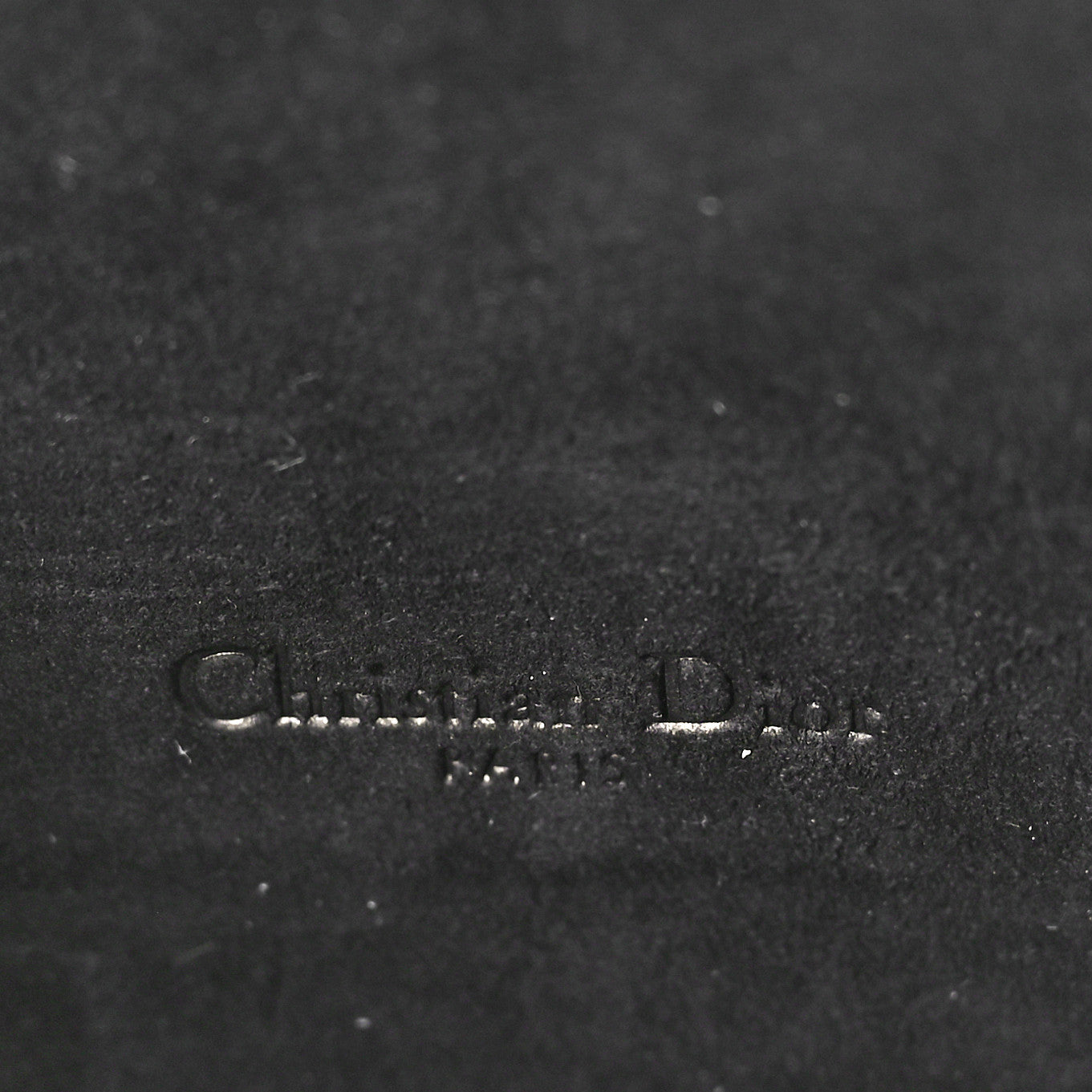 Christian Dior Grained Calfskin Caro Double Pouch Black 6 of 10